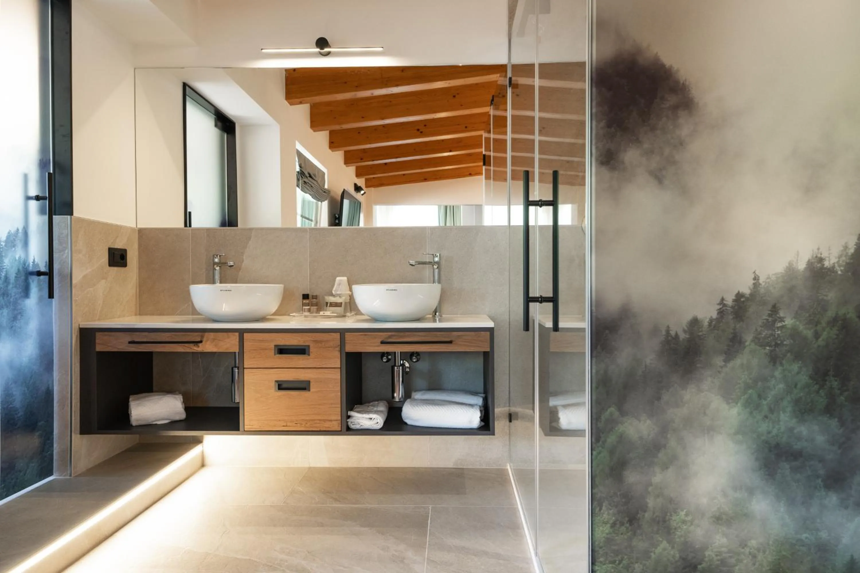 Shower in Hotel Garden