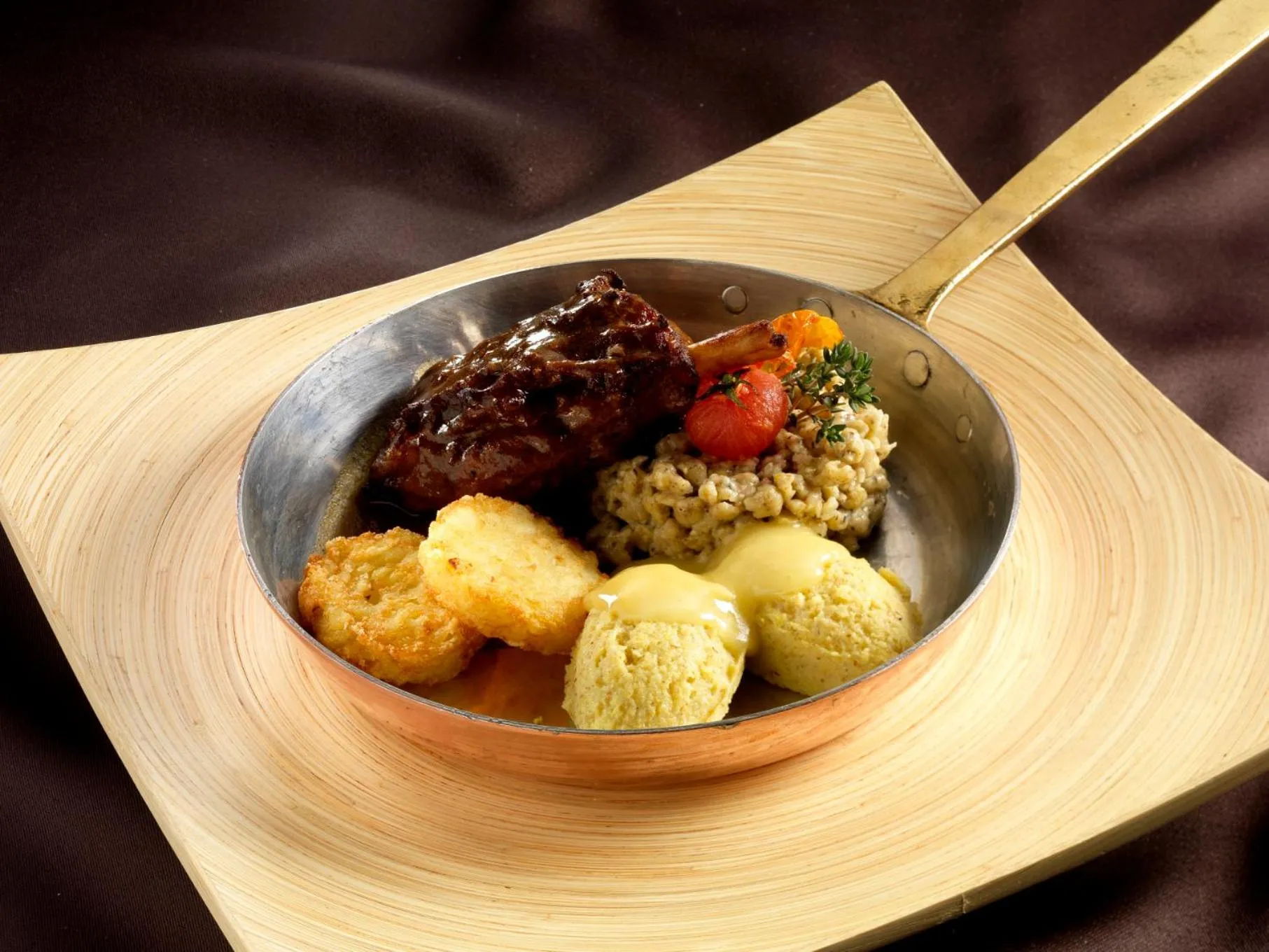 Food close-up in Hotel Garden