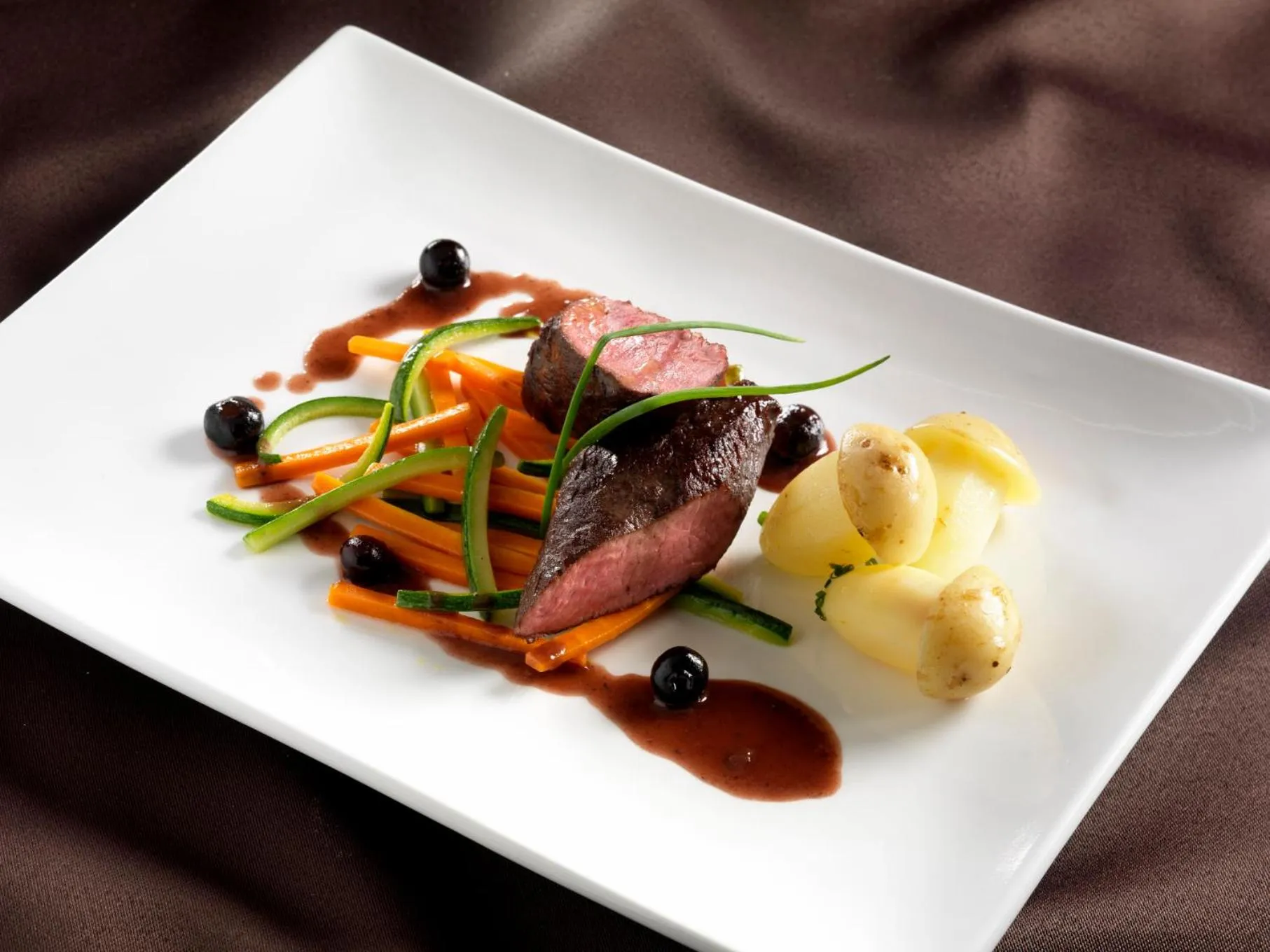 Food close-up in Hotel Garden