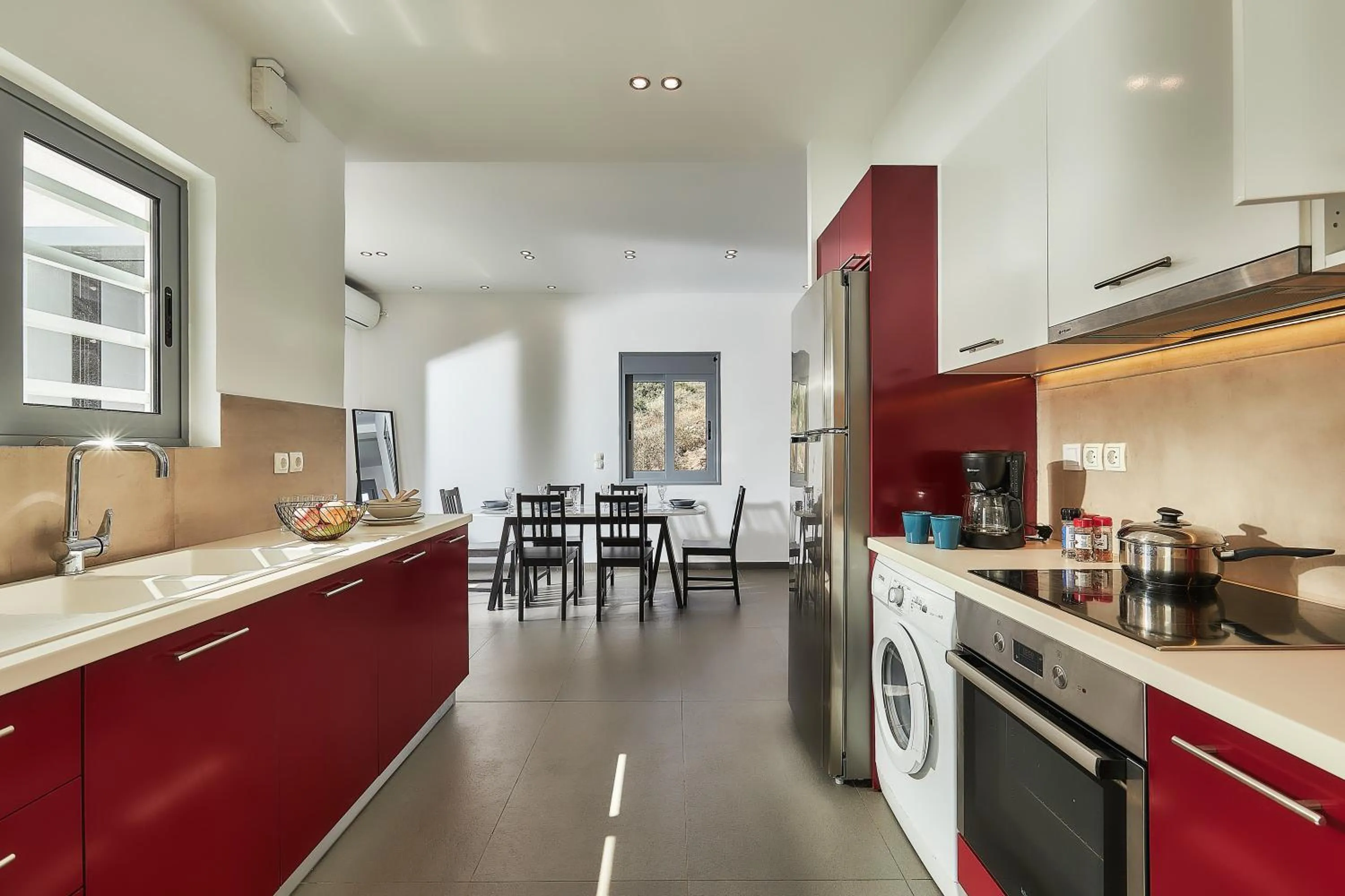 Kitchen or kitchenette in Villa Emilia - with private, heated swimming pool