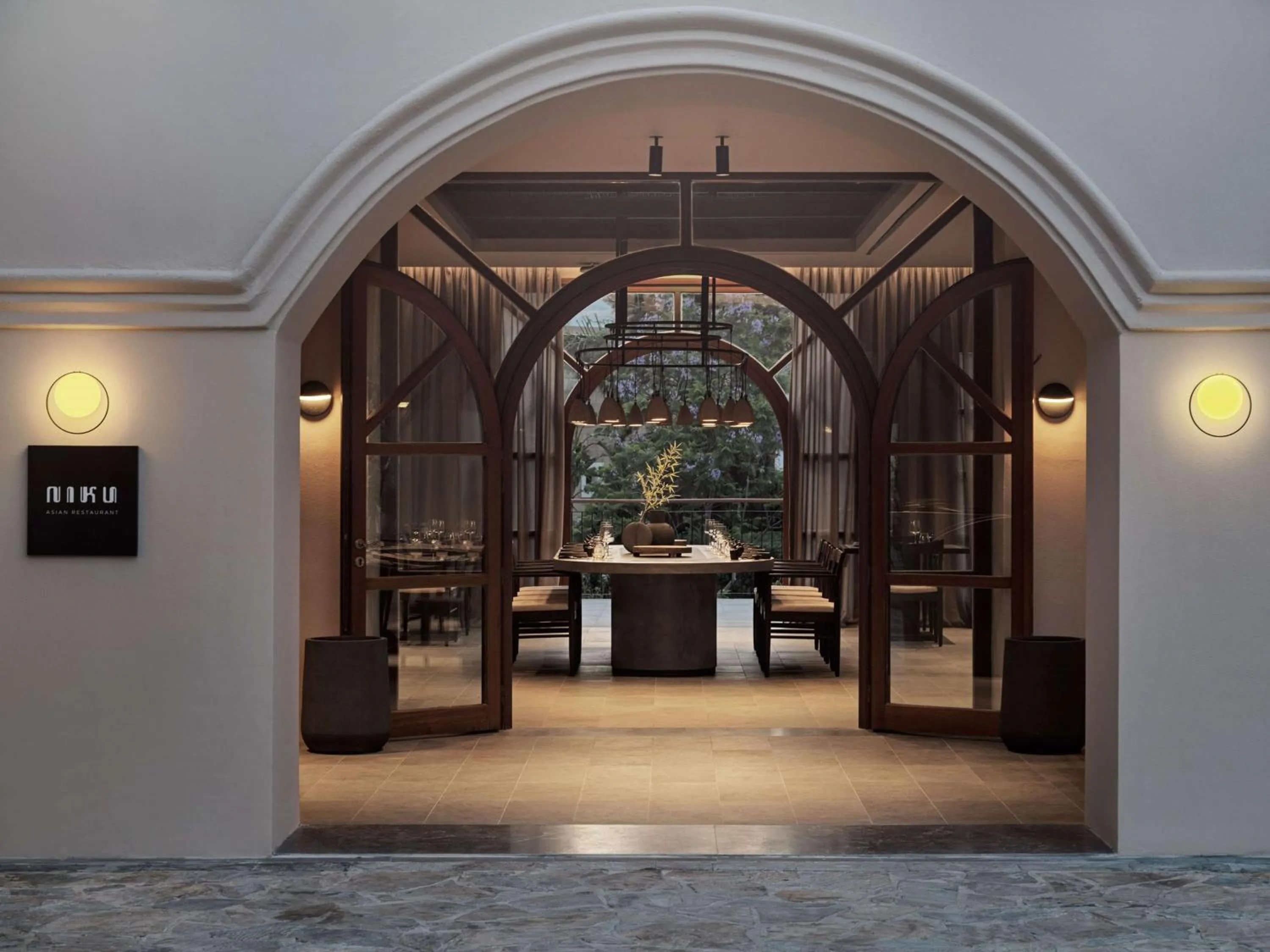 Restaurant/places to eat in Aulūs Lindos Rhodes, Curio Collection by Hilton