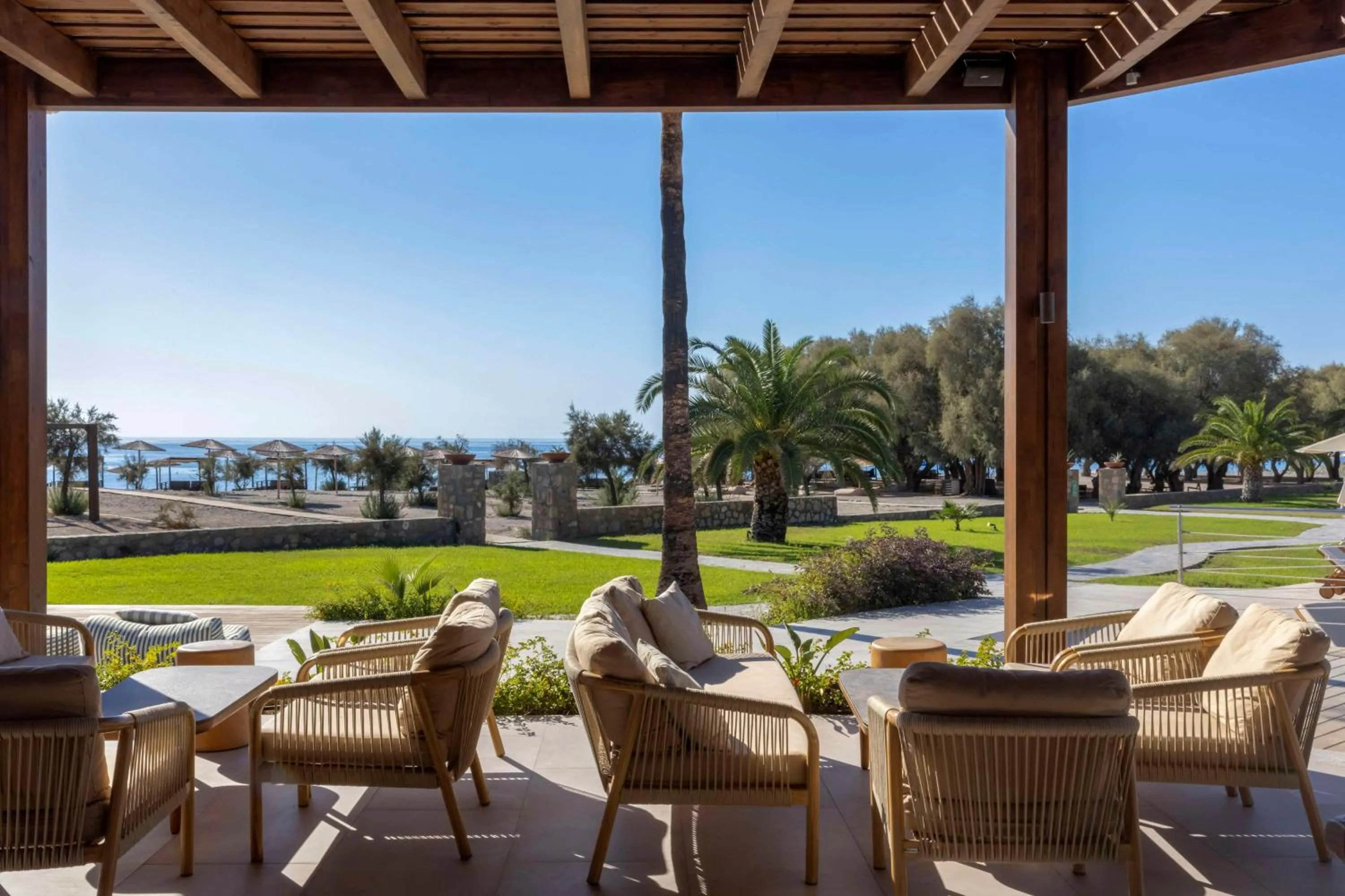 Restaurant/places to eat in Aulūs Lindos Rhodes, Curio Collection by Hilton