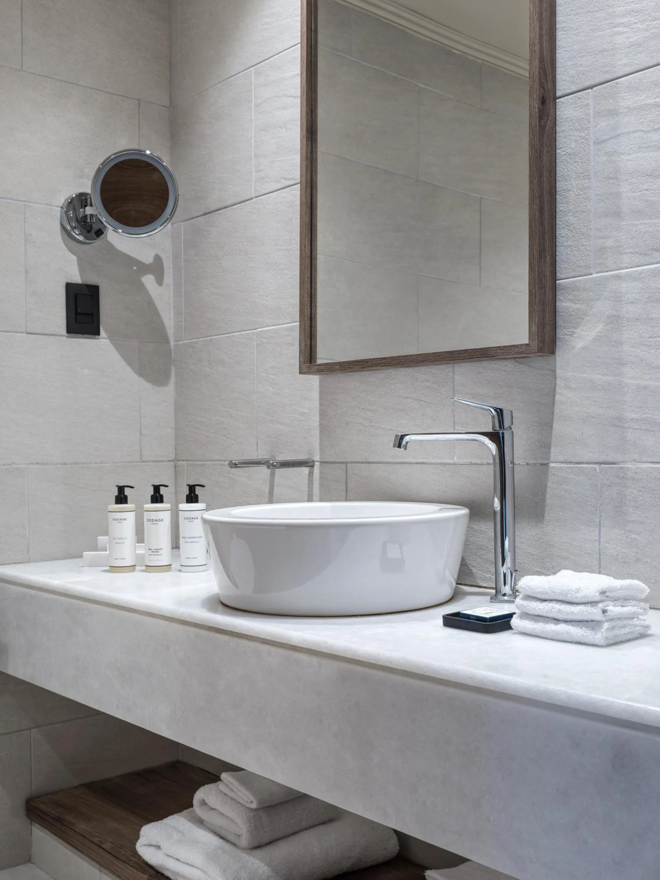 Bathroom in Aulūs Lindos Rhodes, Curio Collection by Hilton