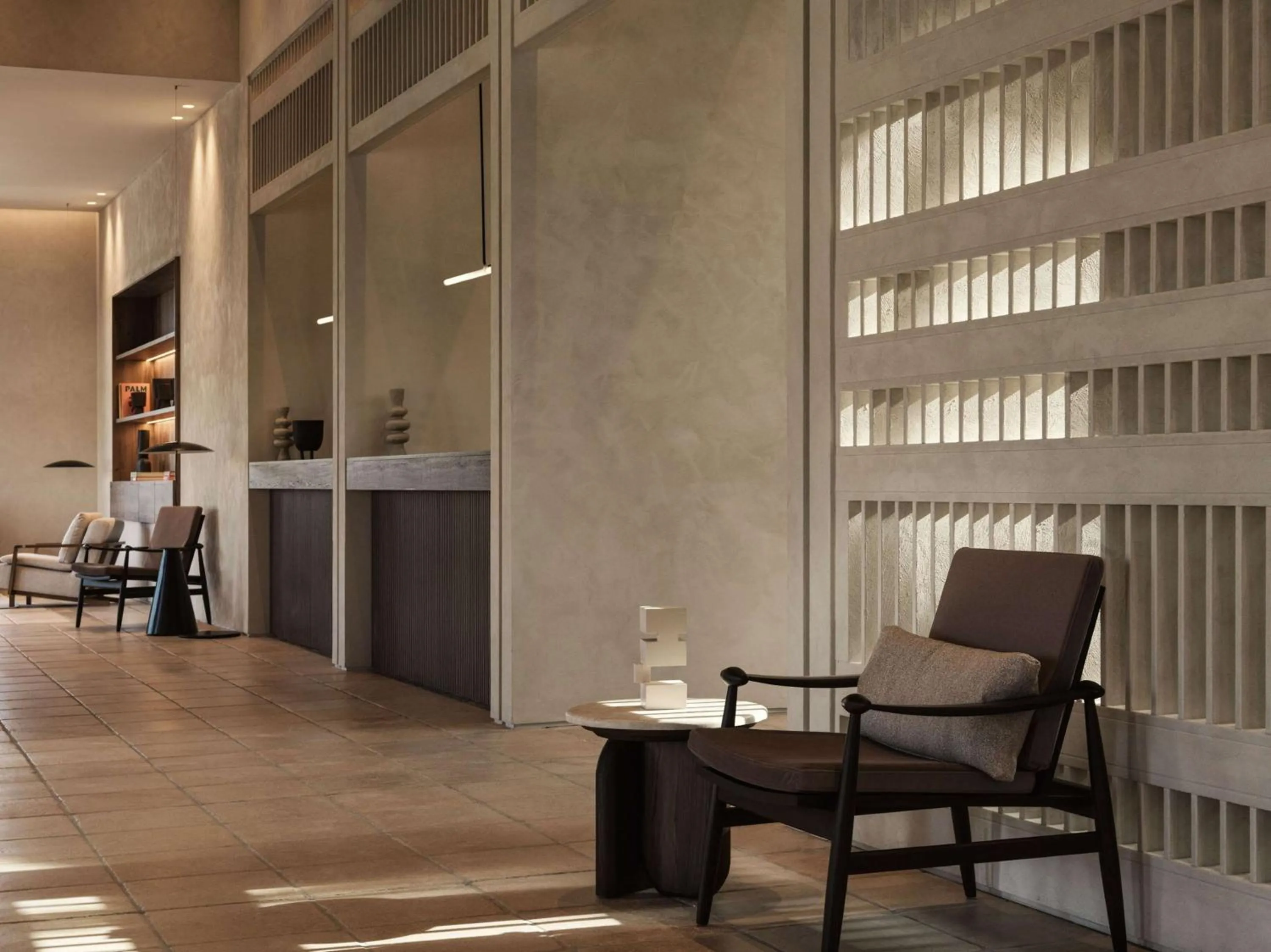 Lobby or reception in Aulūs Lindos Rhodes, Curio Collection by Hilton