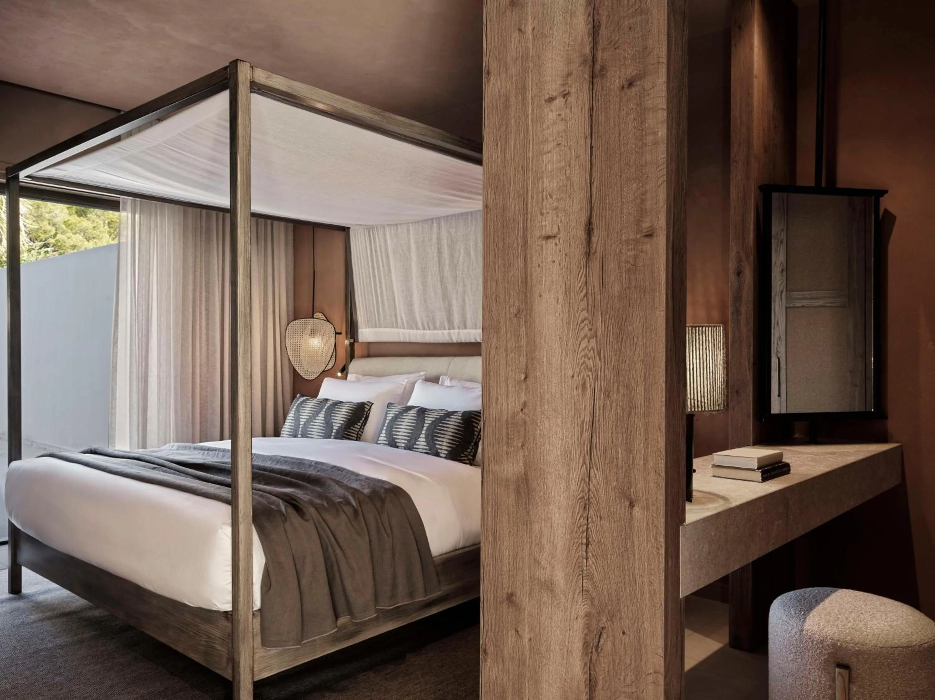 Bed in Aulūs Lindos Rhodes, Curio Collection by Hilton