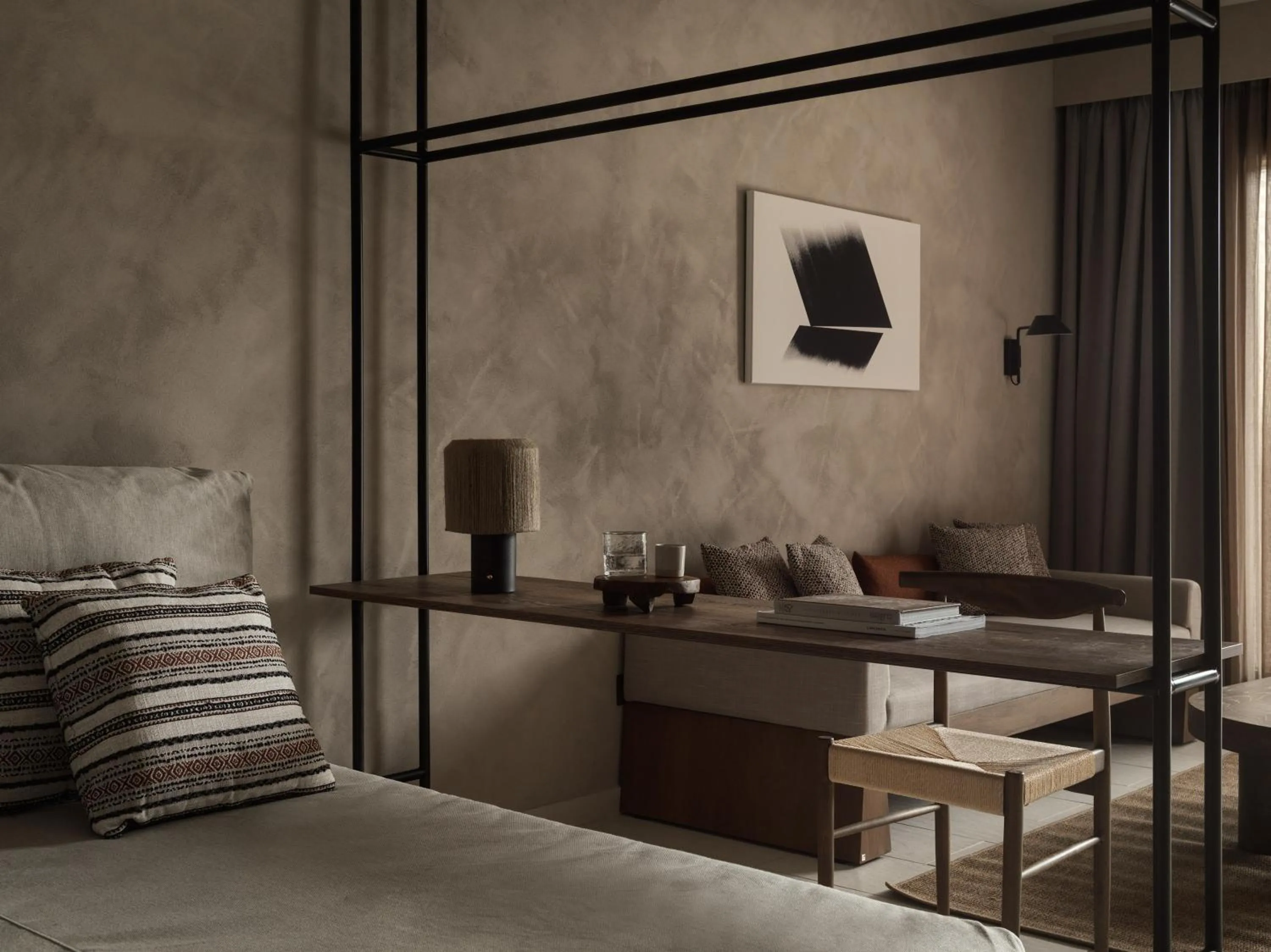 Bed in Aulūs Lindos Rhodes, Curio Collection by Hilton