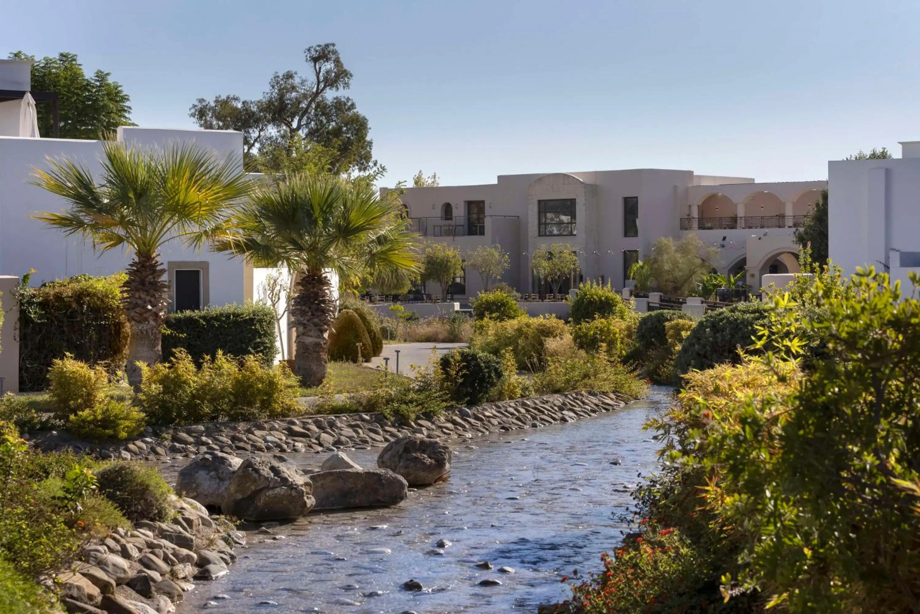 Property building in Aulūs Lindos Rhodes, Curio Collection by Hilton