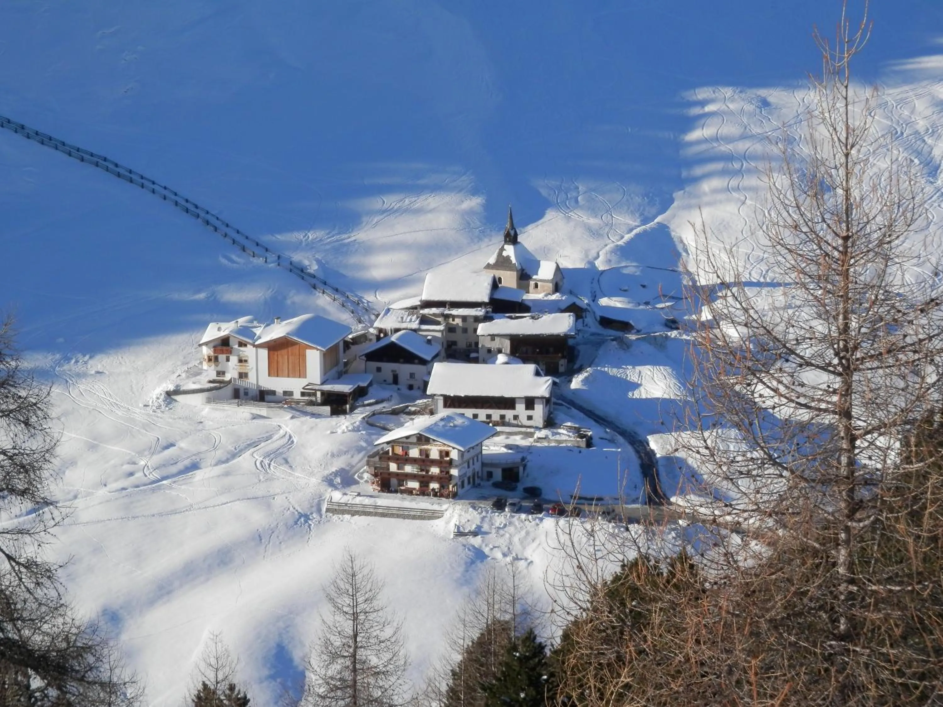 Natural landscape in Reschnerhof