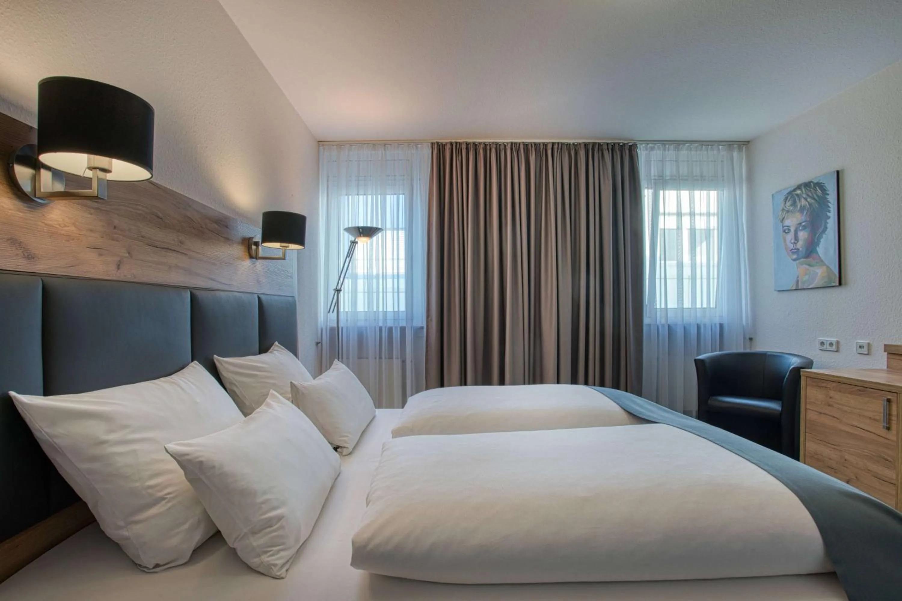 Photo of the whole room, Bed in Centro Hotel Böblingen, Trademark Collection by Wyndham