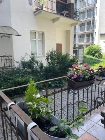 Patio in Angel House Aparthotel