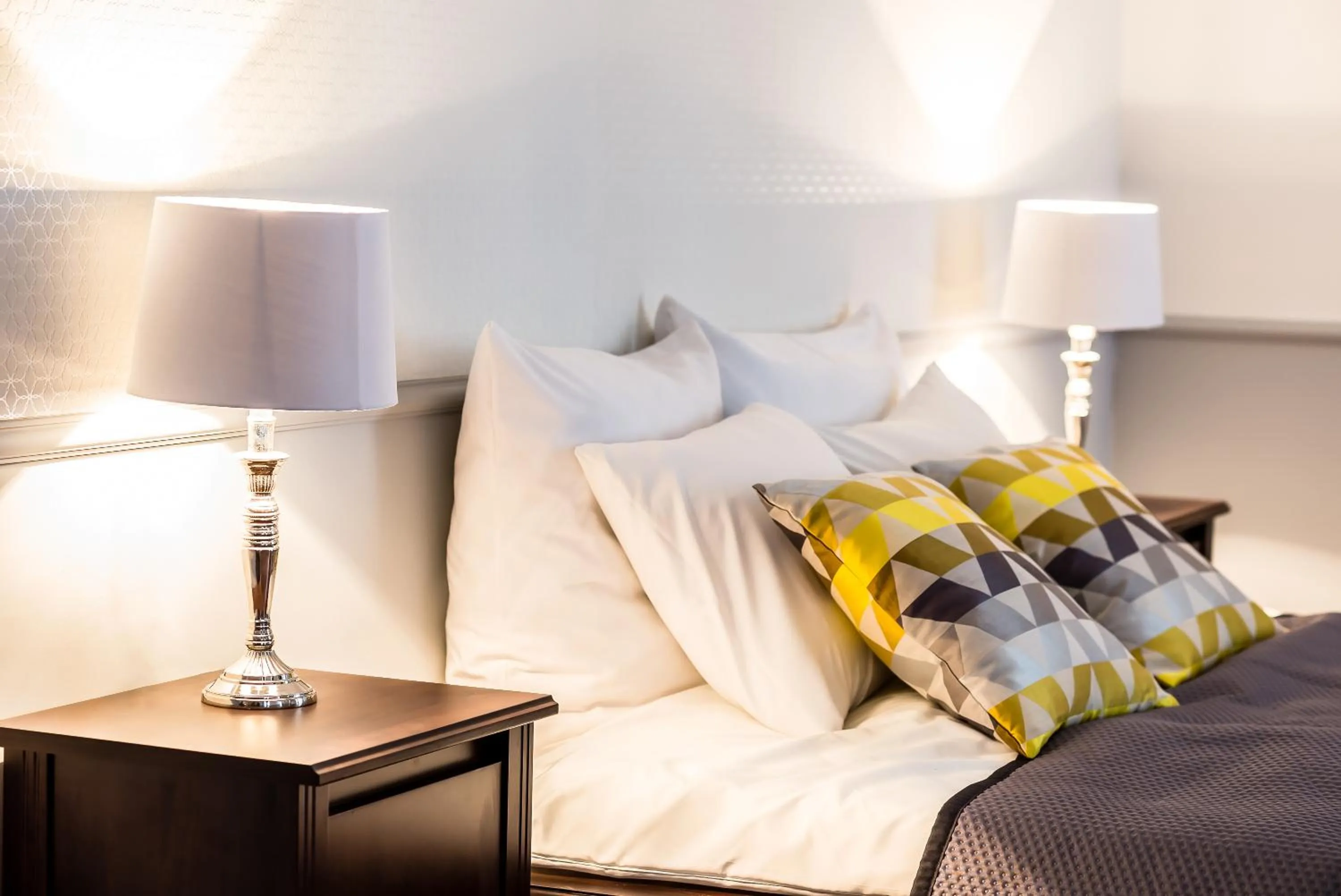 Bed in Angel House Aparthotel