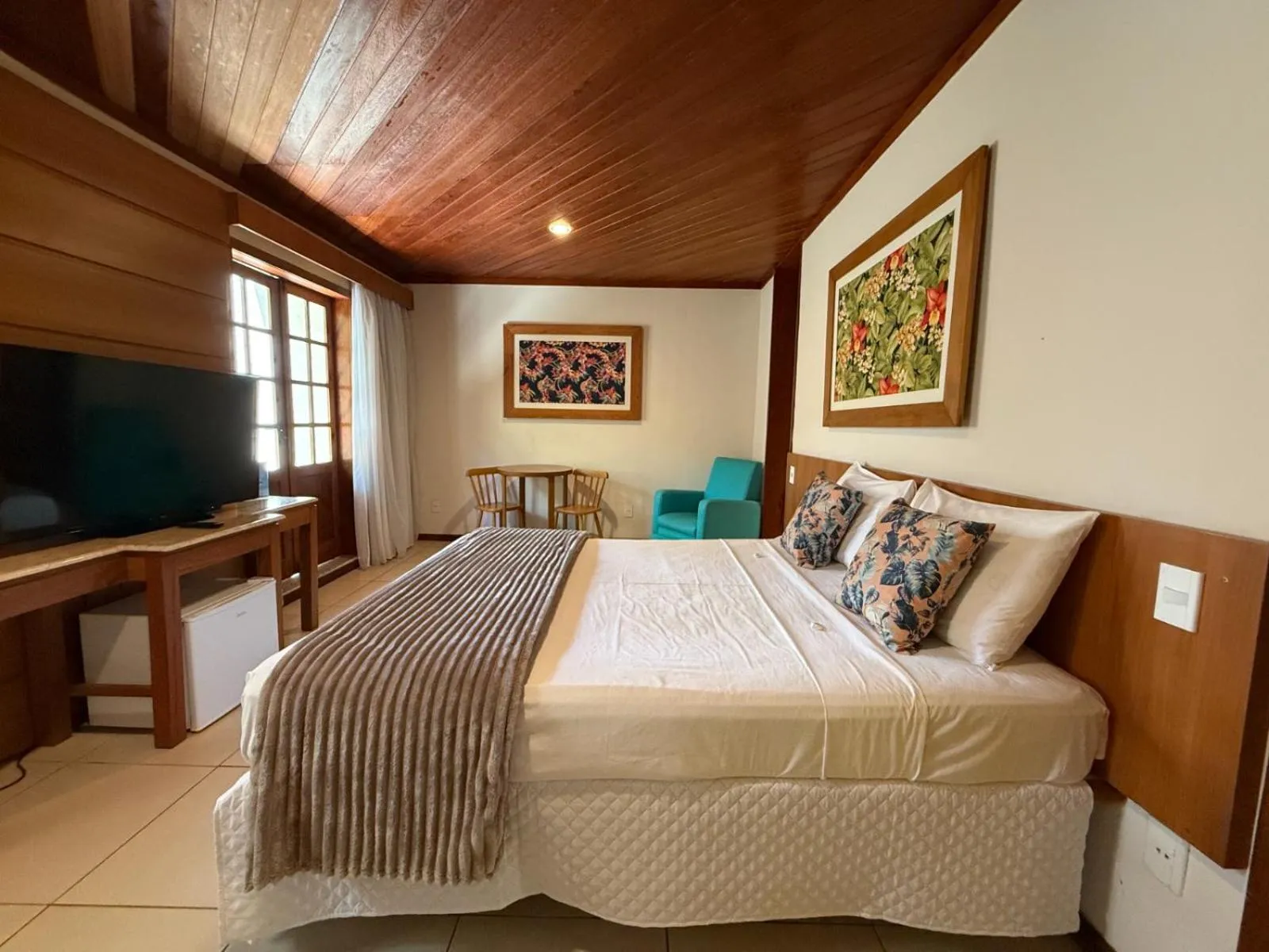 Bed in Hotel Mar de Cabo Frio