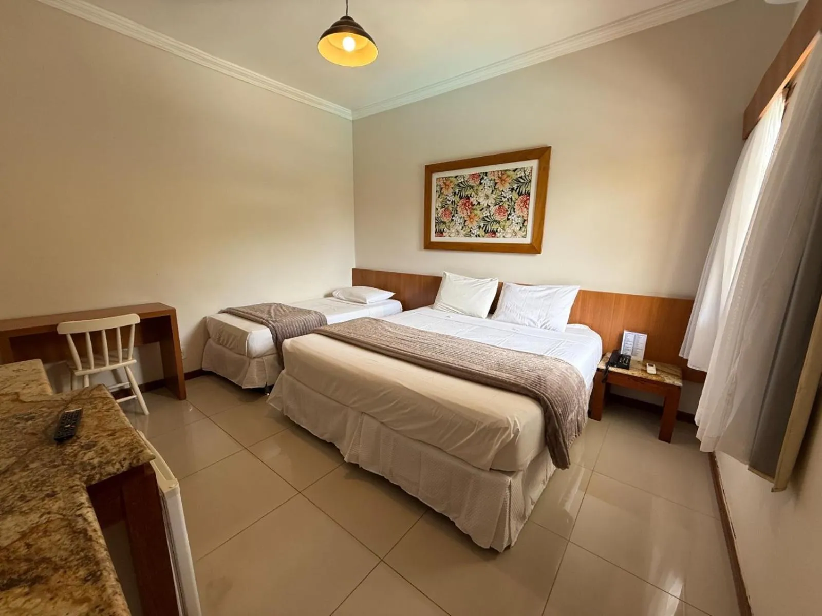 Bed in Hotel Mar de Cabo Frio