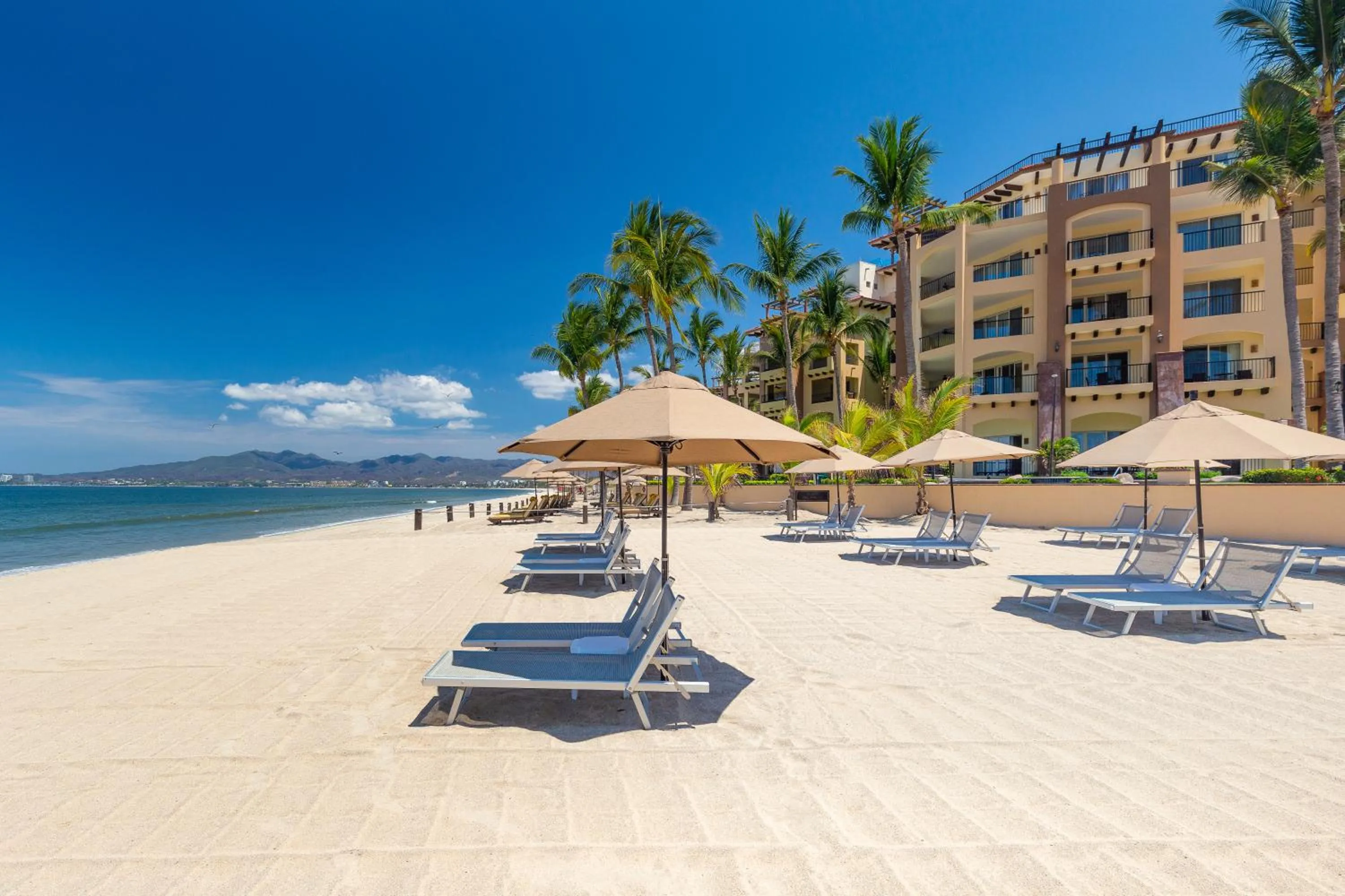 Beach in Villa Del Palmar Flamingos Beach Resort & Spa