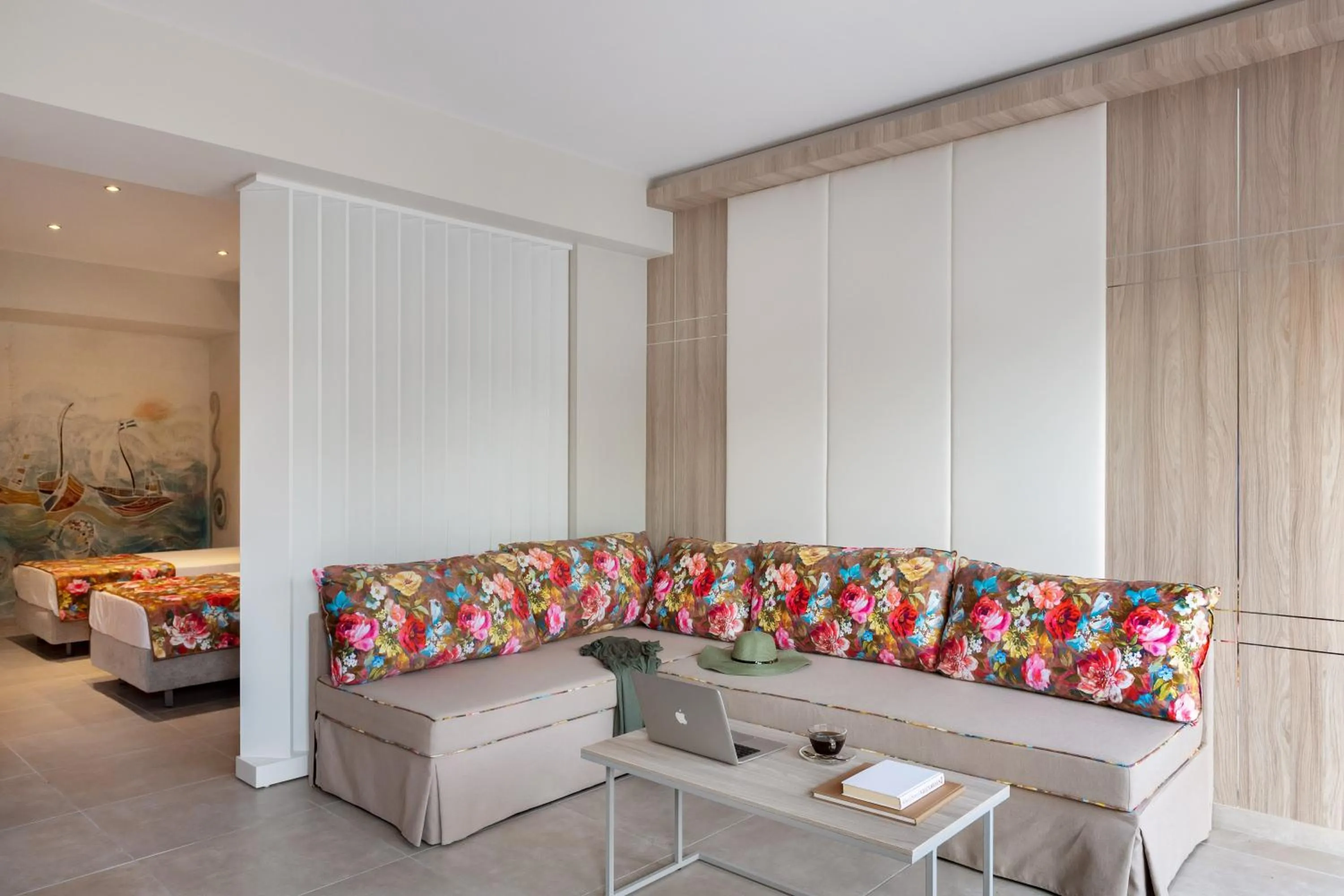 Living room, Bed in Alexandra Beach Spa Resort