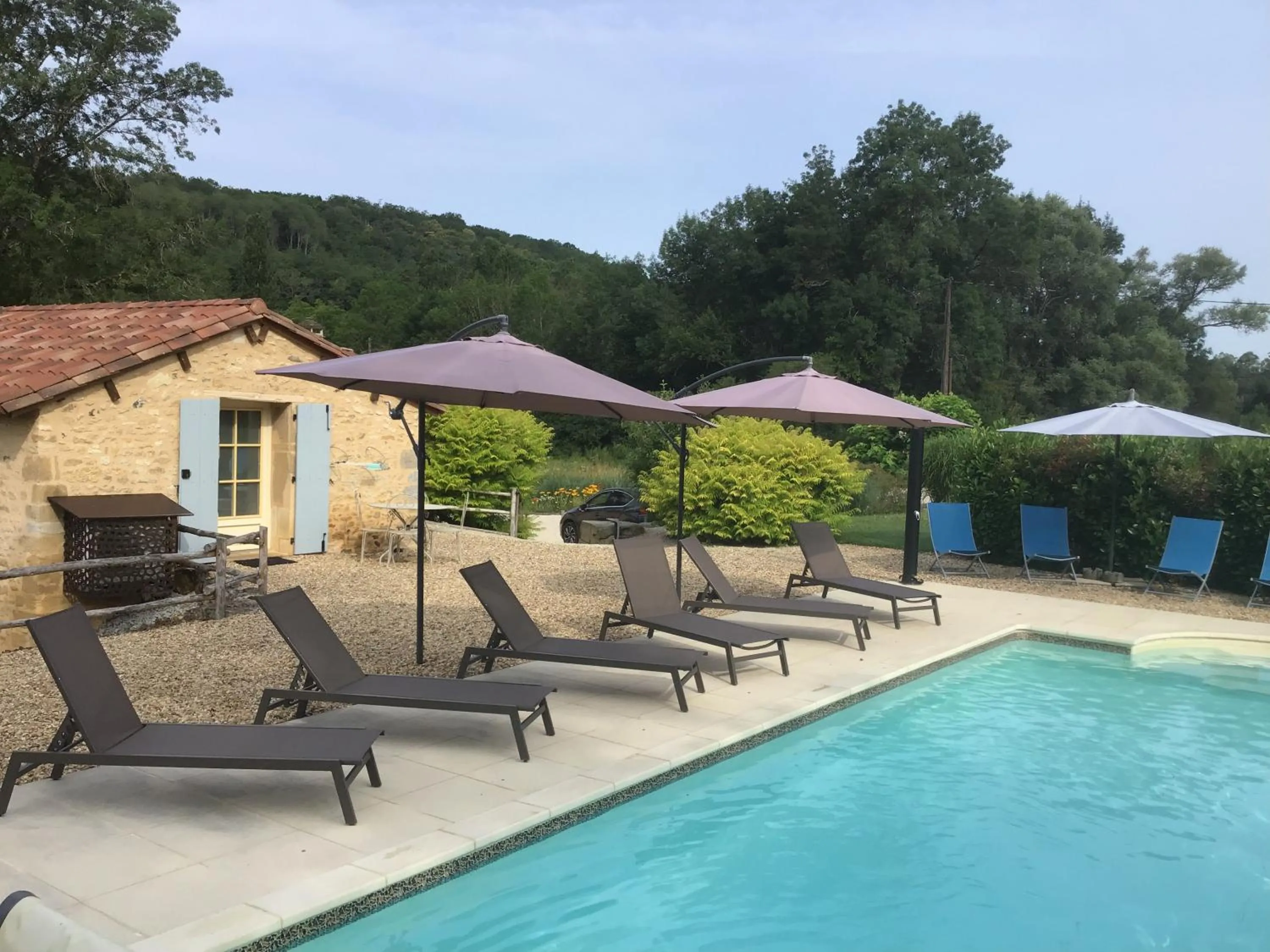 Swimming pool in Le Moulin de Mayence