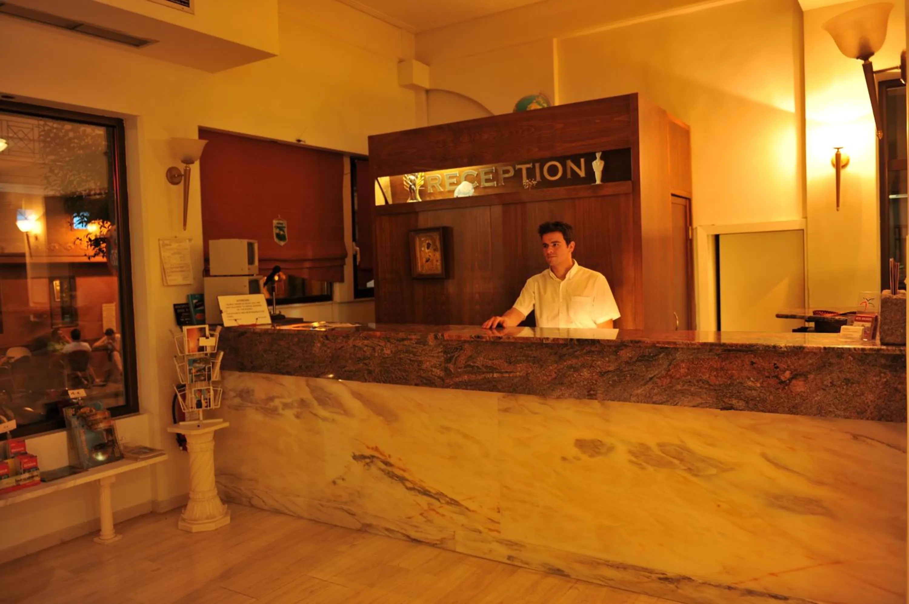 Lobby or reception in Hotel Edelweiss