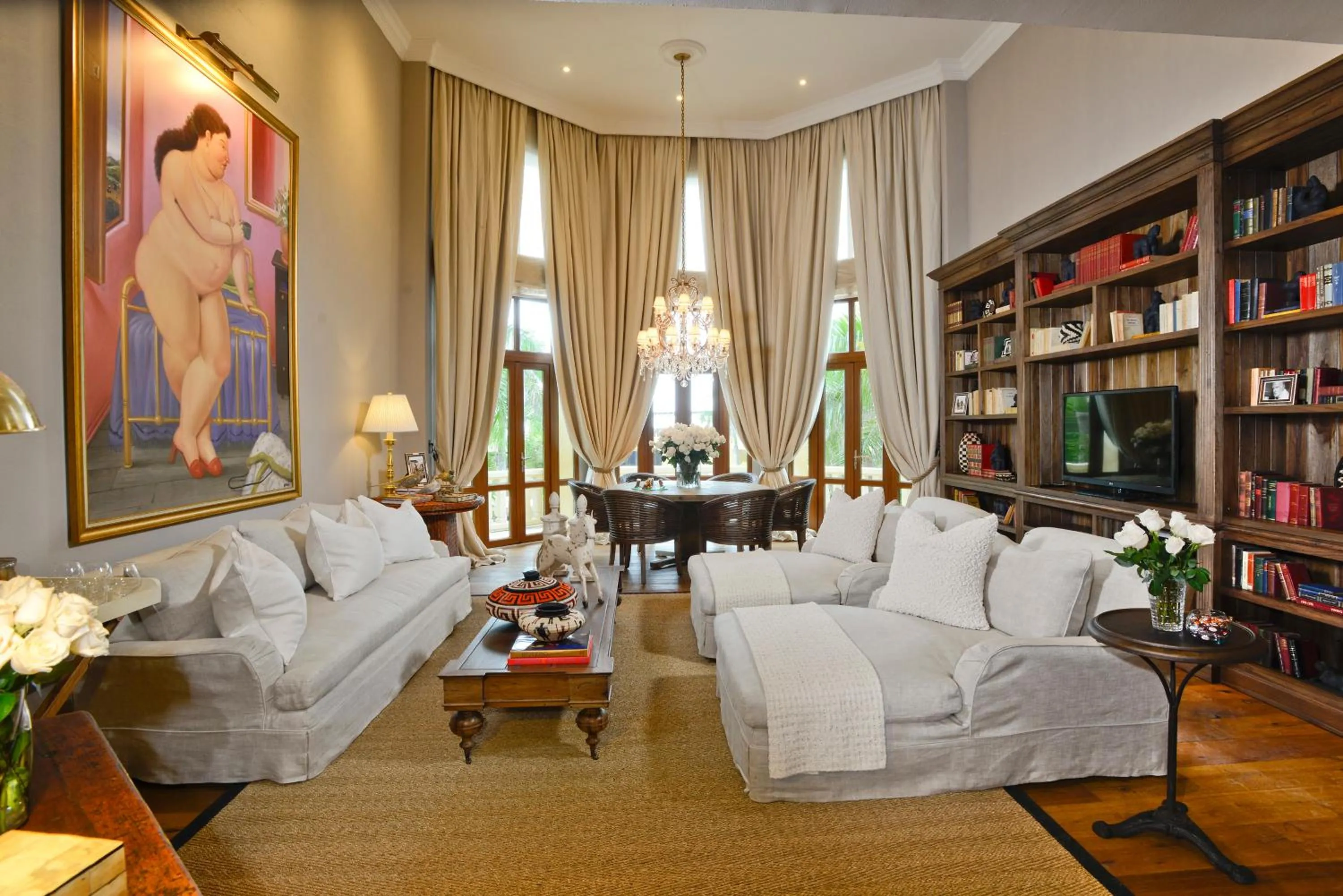 Living room in Sofitel Legend Santa Clara Cartagena