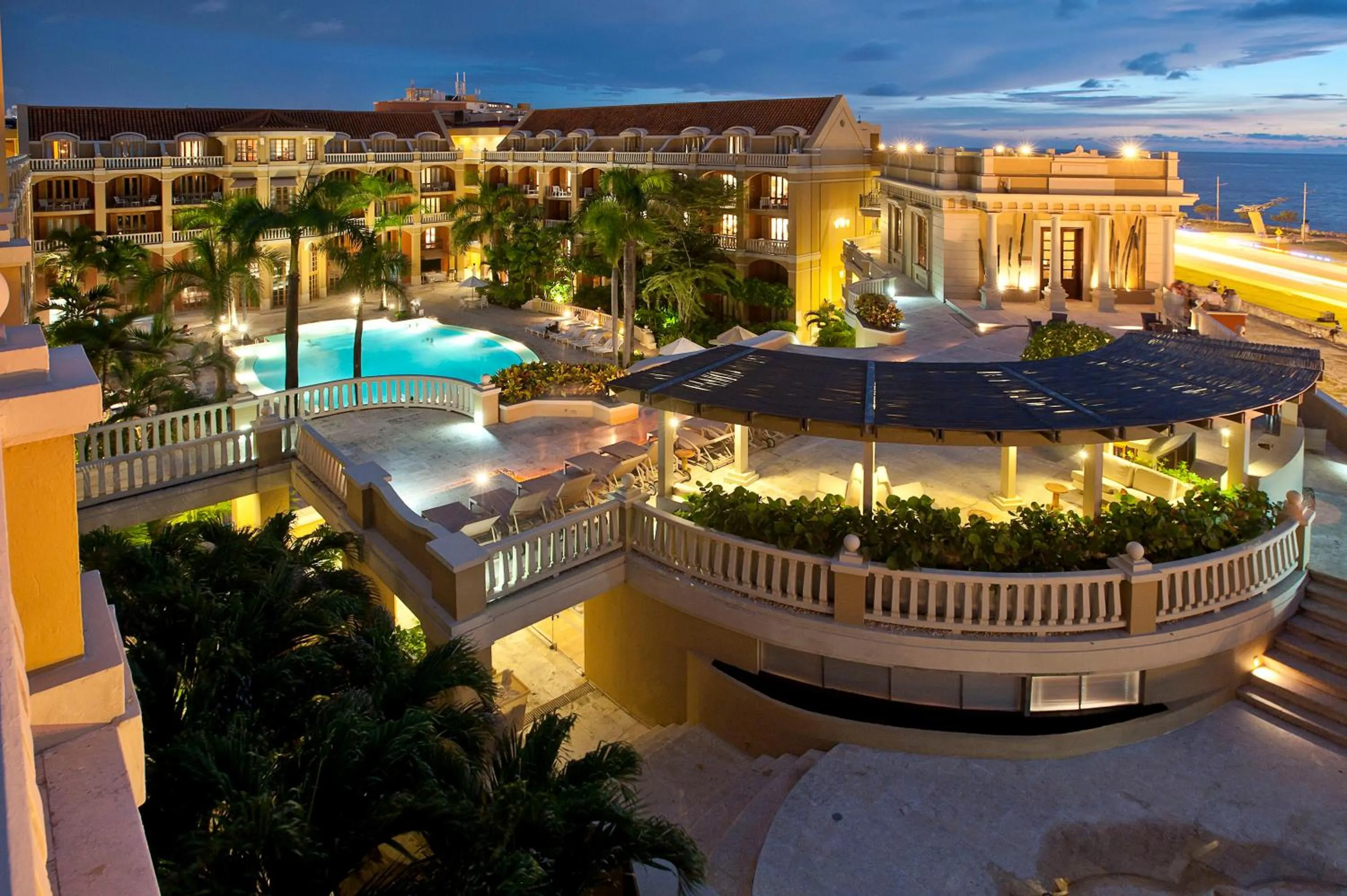 Bird's eye view in Sofitel Legend Santa Clara Cartagena