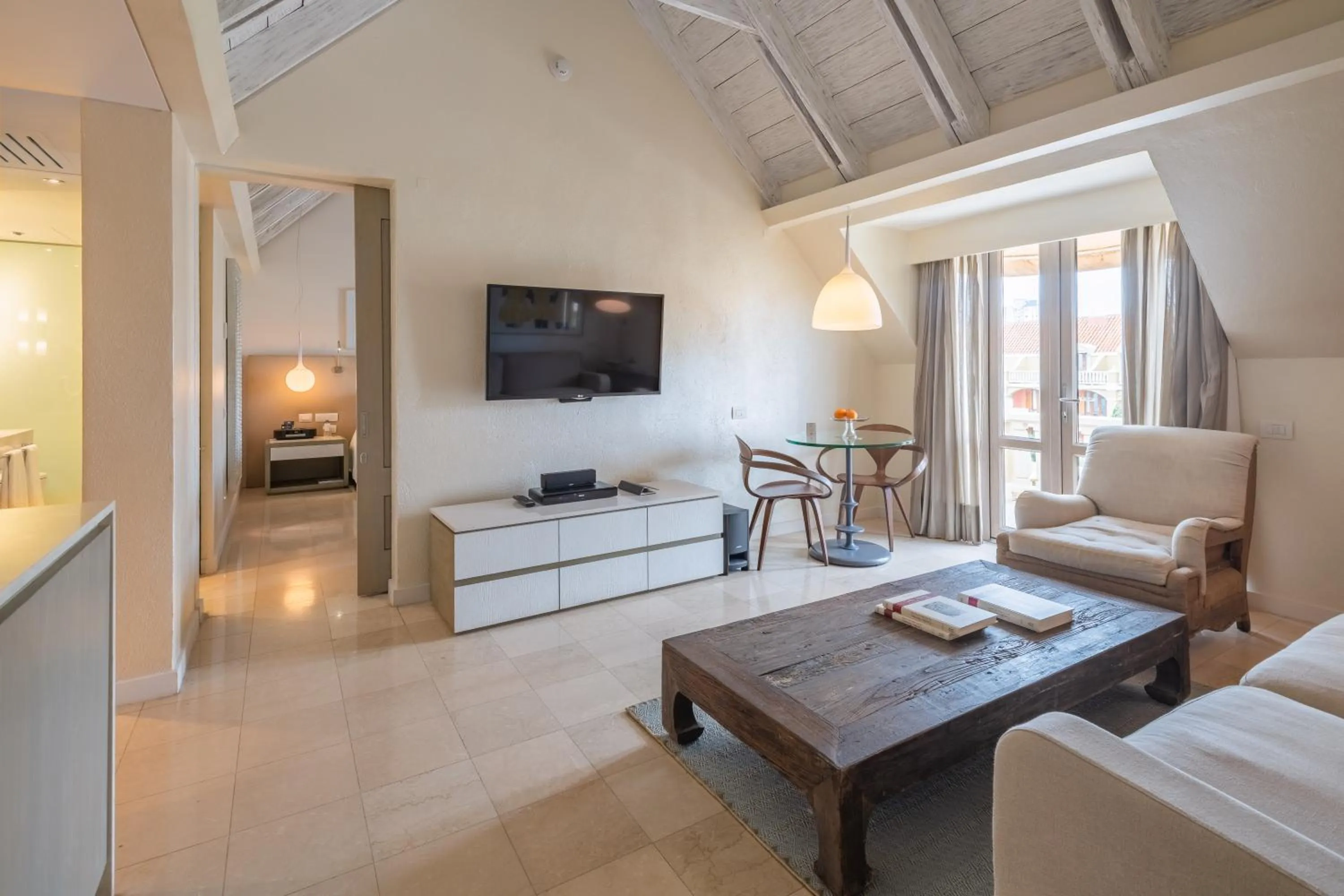 Living room in Sofitel Legend Santa Clara Cartagena