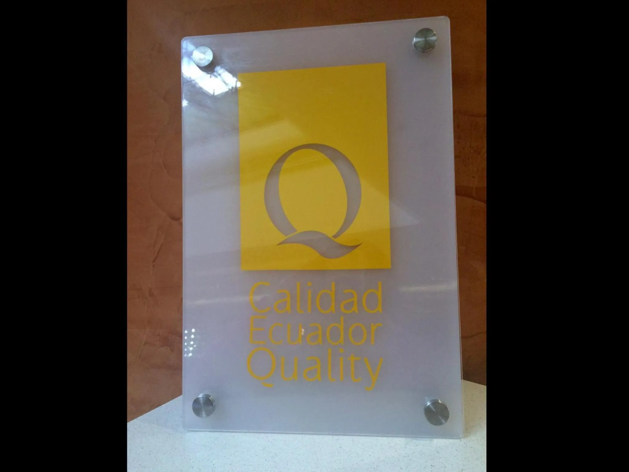 Certificate/Award in Mercure Alameda Quito