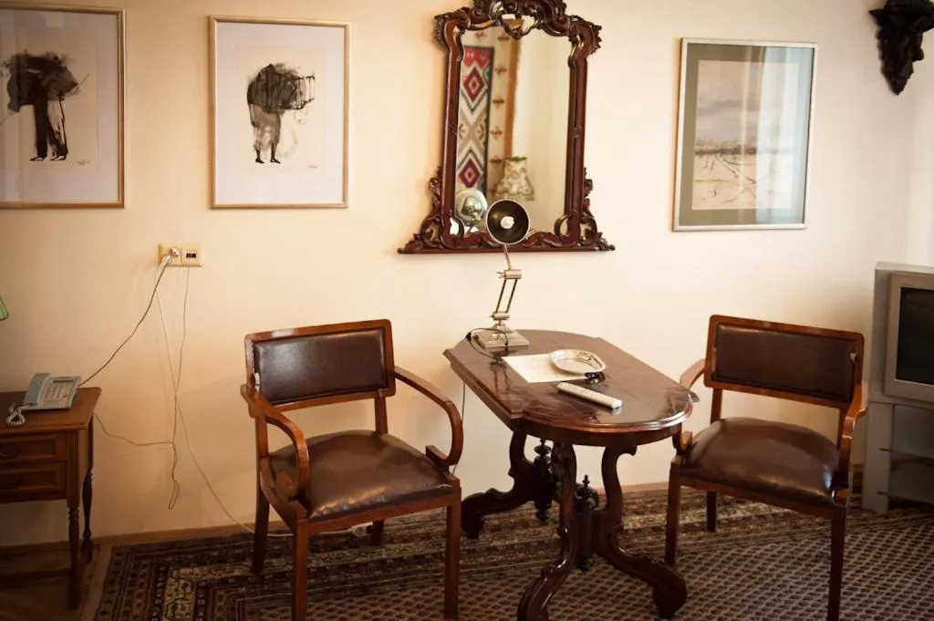 Seating area in Hotel Alef