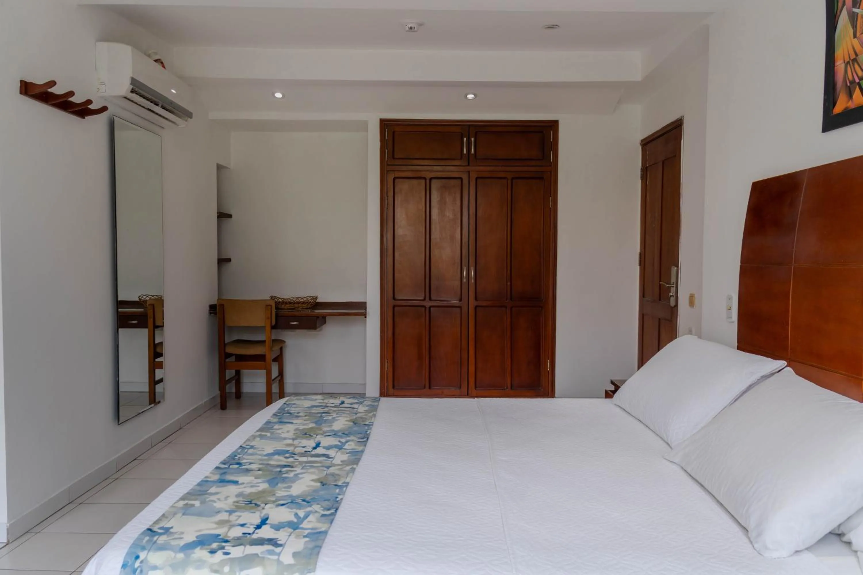 Bed in Hotel Coral Reef Cartagena