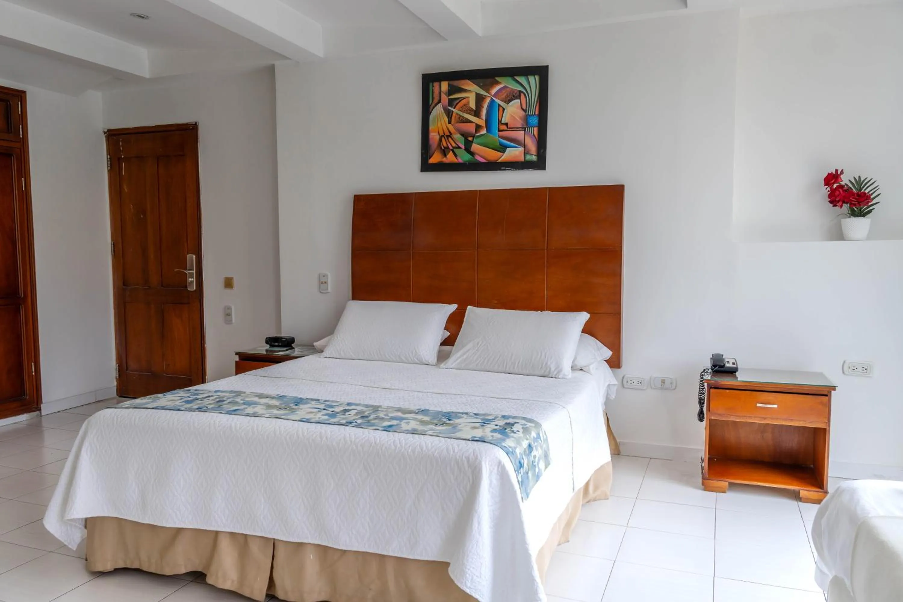 Bed in Hotel Coral Reef Cartagena