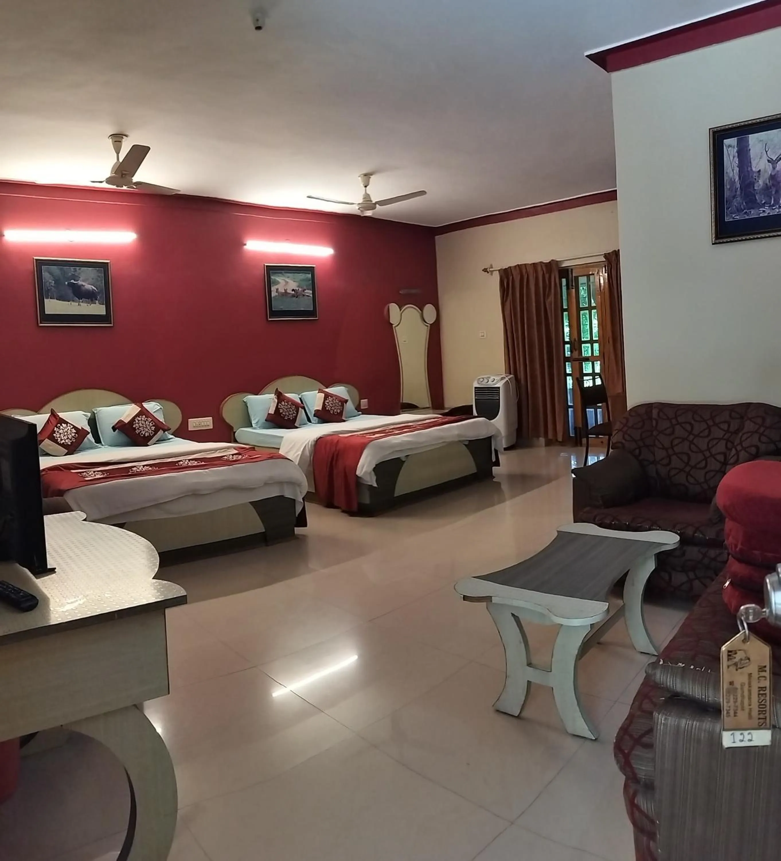 Bedroom, Bed in MC Resort Wildlife Resort Bandipur