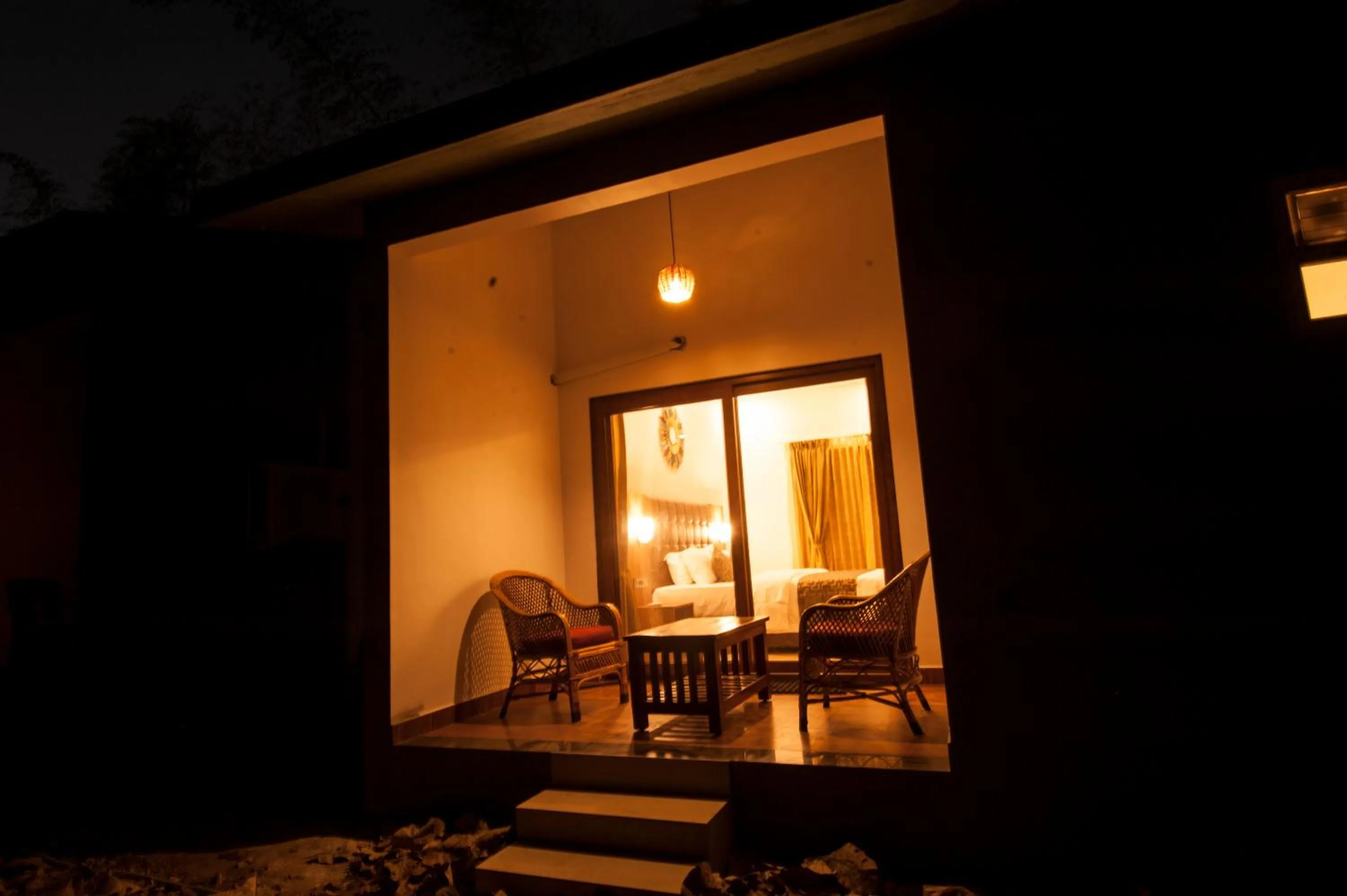 Balcony/Terrace in MC Resort Wildlife Resort Bandipur