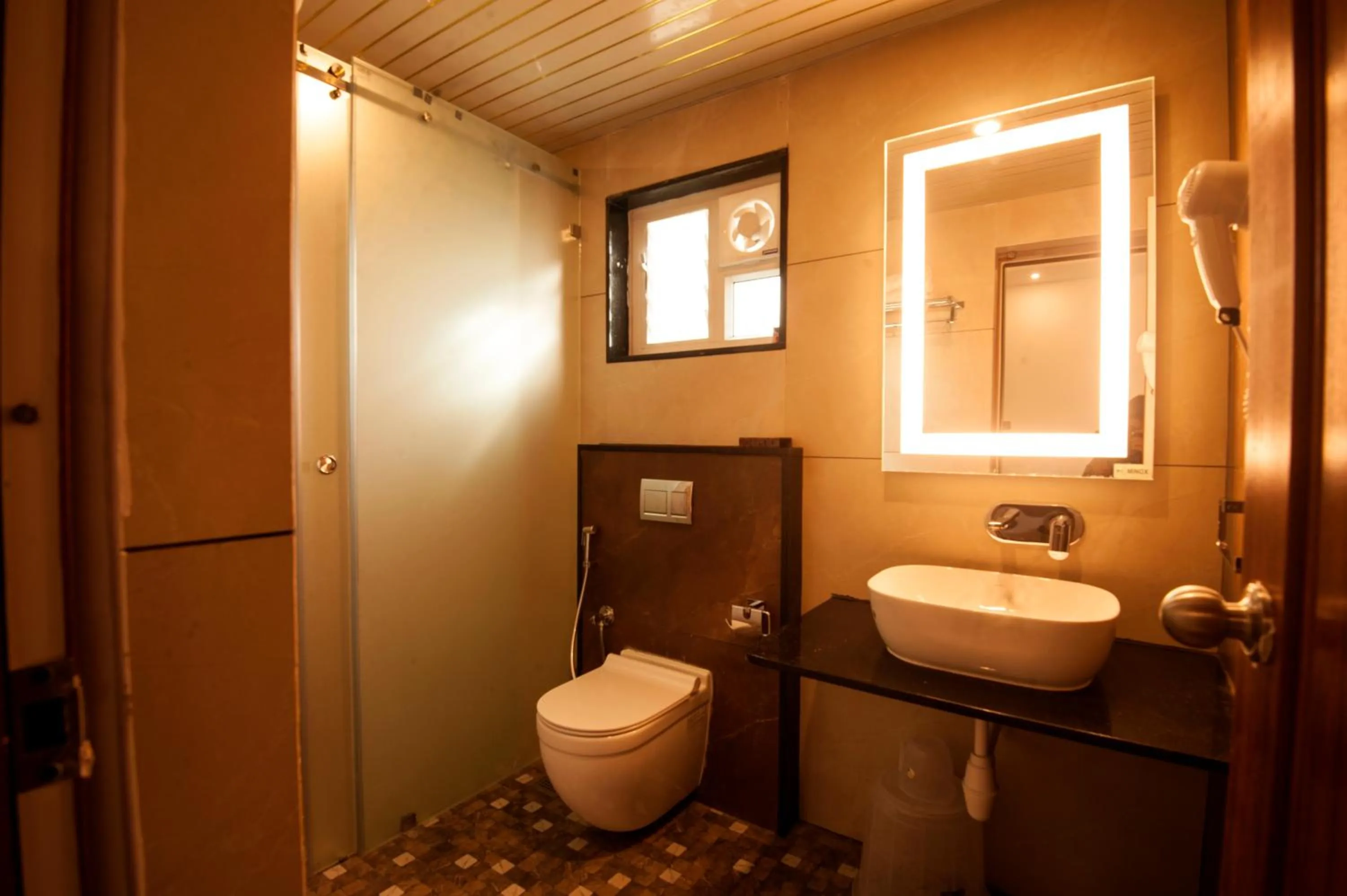 Bathroom in MC Resort Wildlife Resort Bandipur