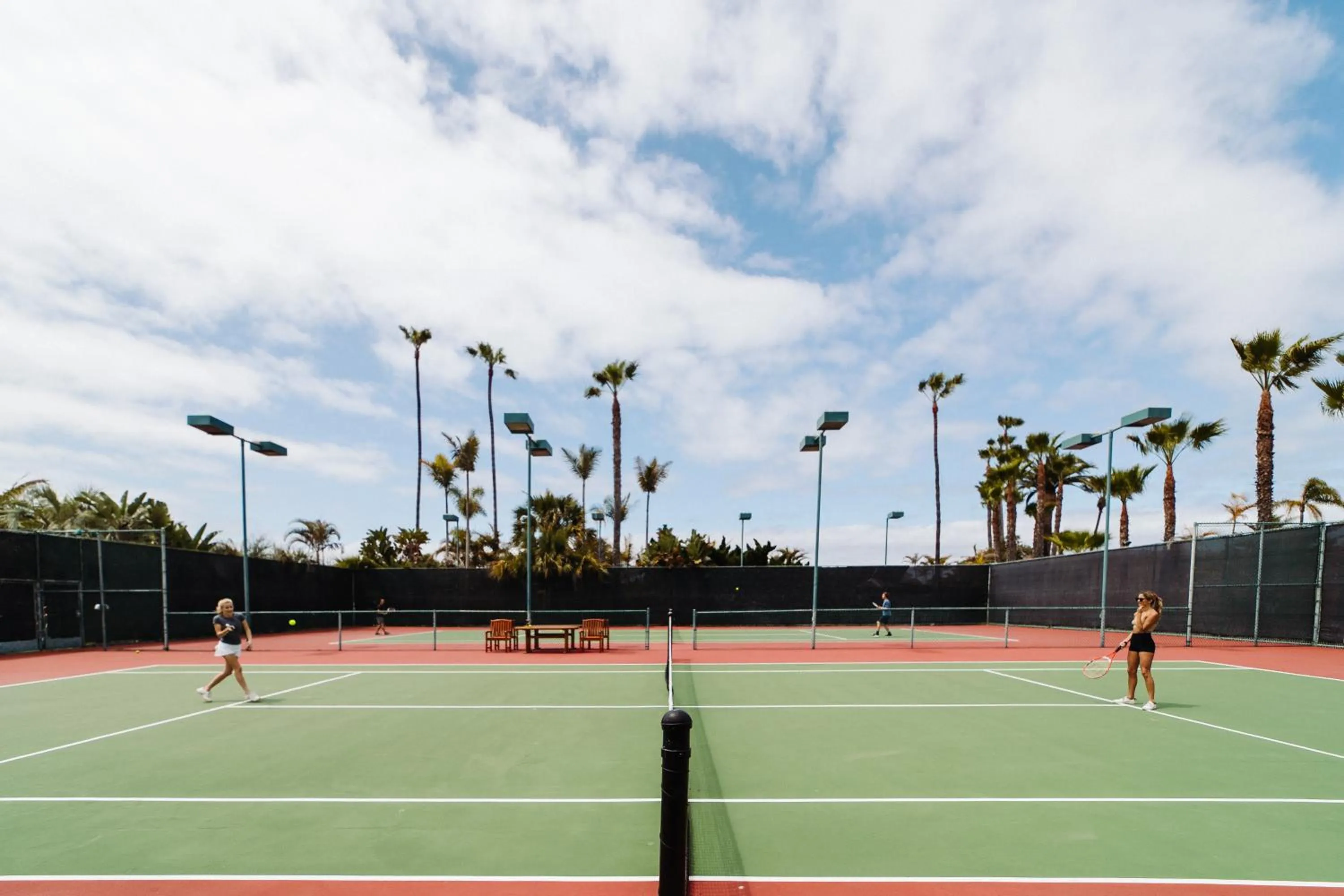 Tennis court in Bahia Resort Hotel