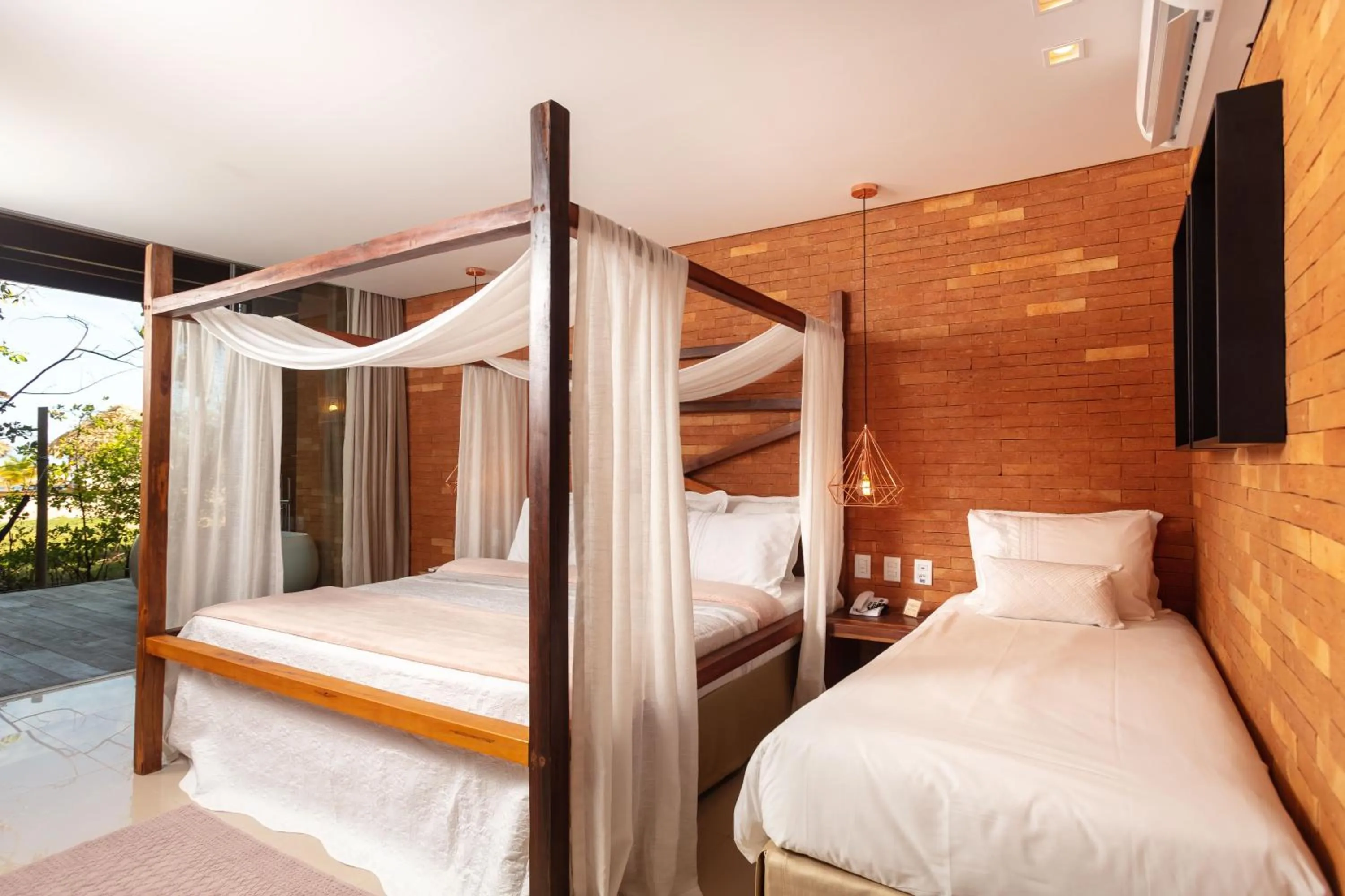 Bed in Pratagy Acqua Park Beach All Inclusive Resort