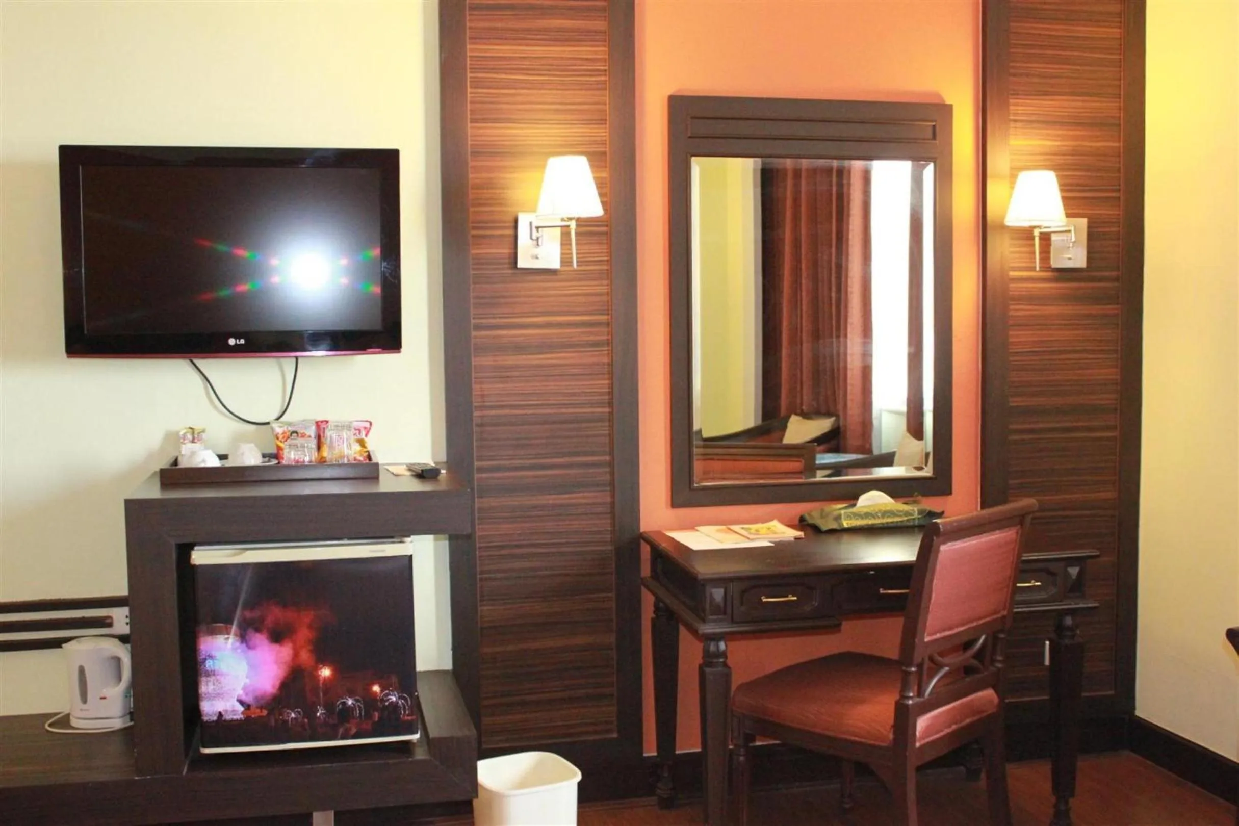 Decorative detail in Charoen Thani Hotel, Khon Kaen