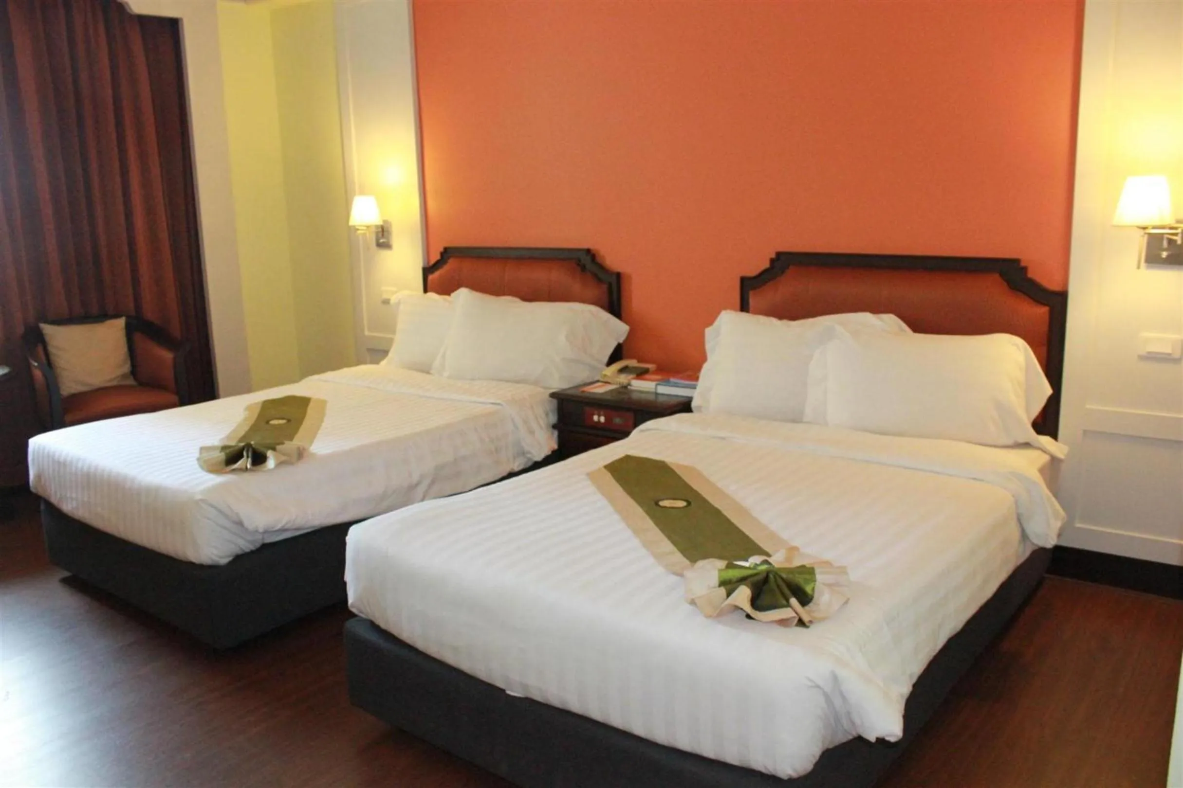 Photo of the whole room, Bed in Charoen Thani Hotel, Khon Kaen