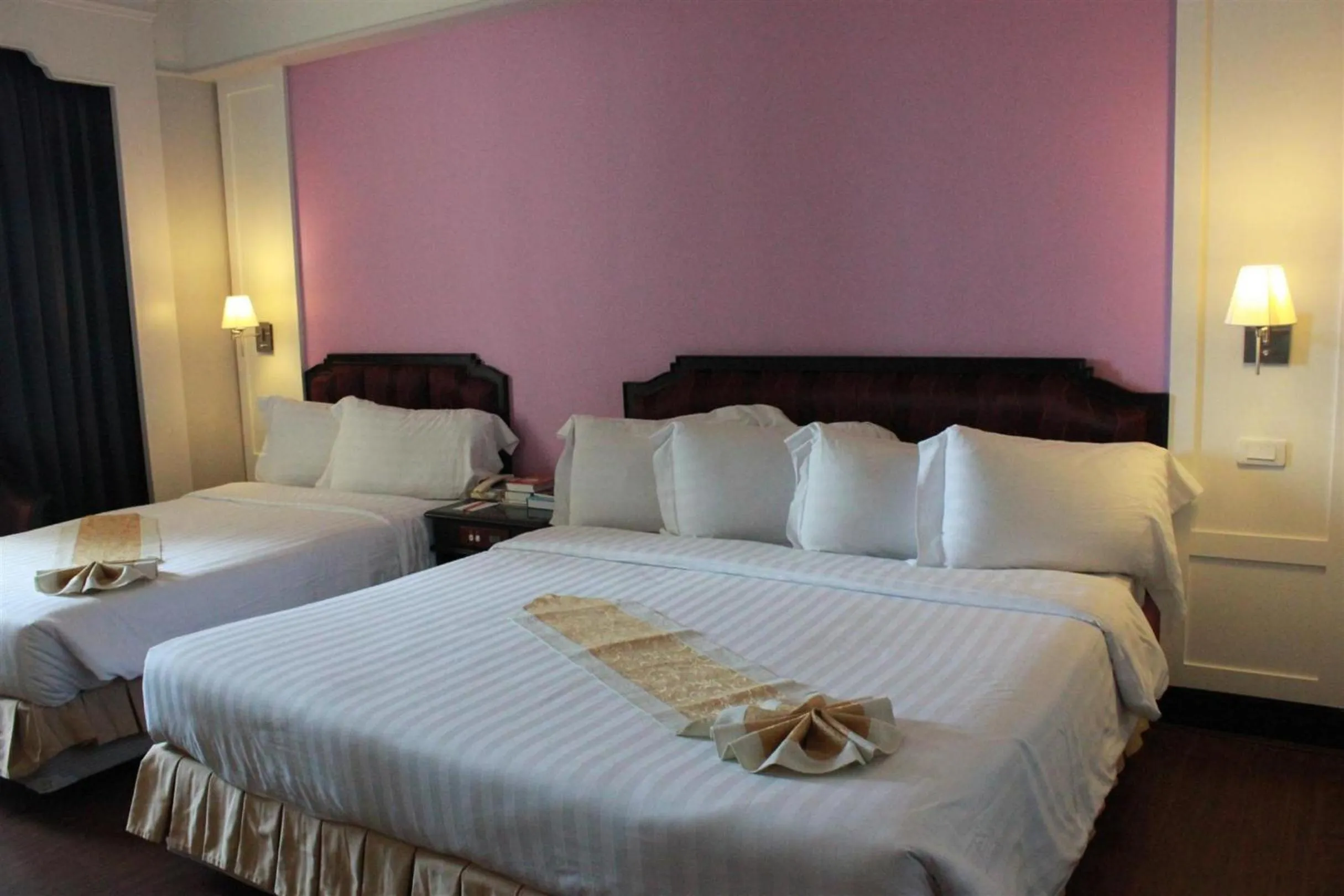 Photo of the whole room, Bed in Charoen Thani Hotel, Khon Kaen