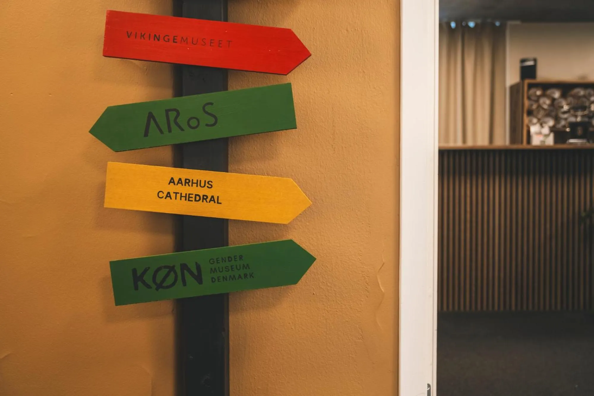 Decorative detail in Danhostel Aarhus City