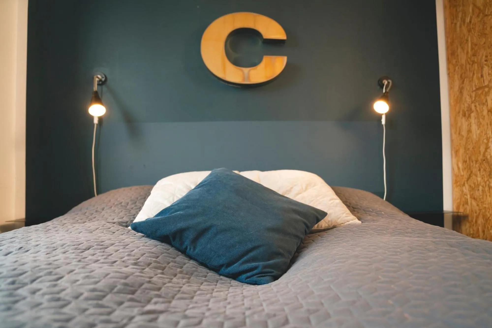 Decorative detail, Bed in Danhostel Aarhus City