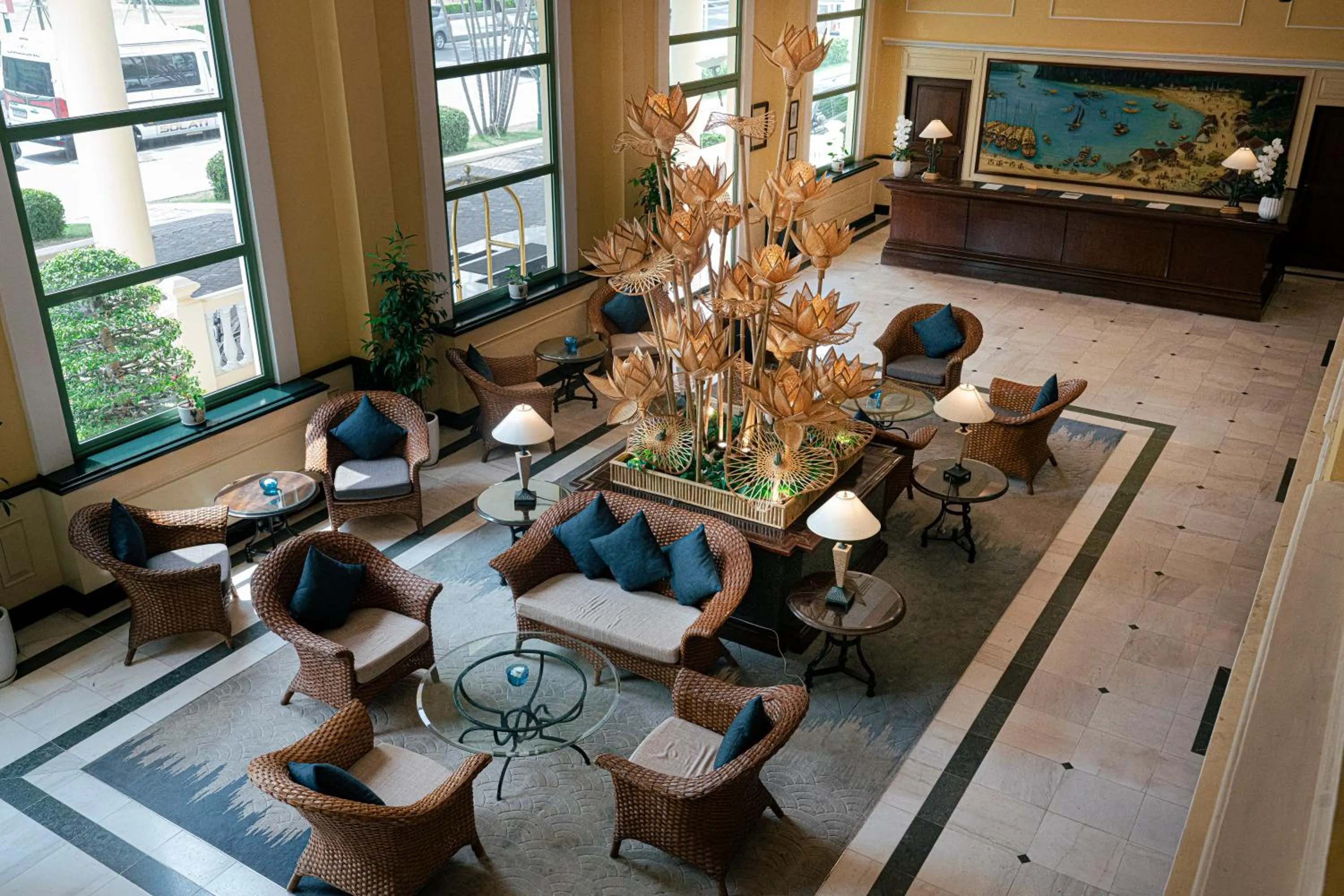 Lobby or reception in Hai Phong Harbour View Hotel