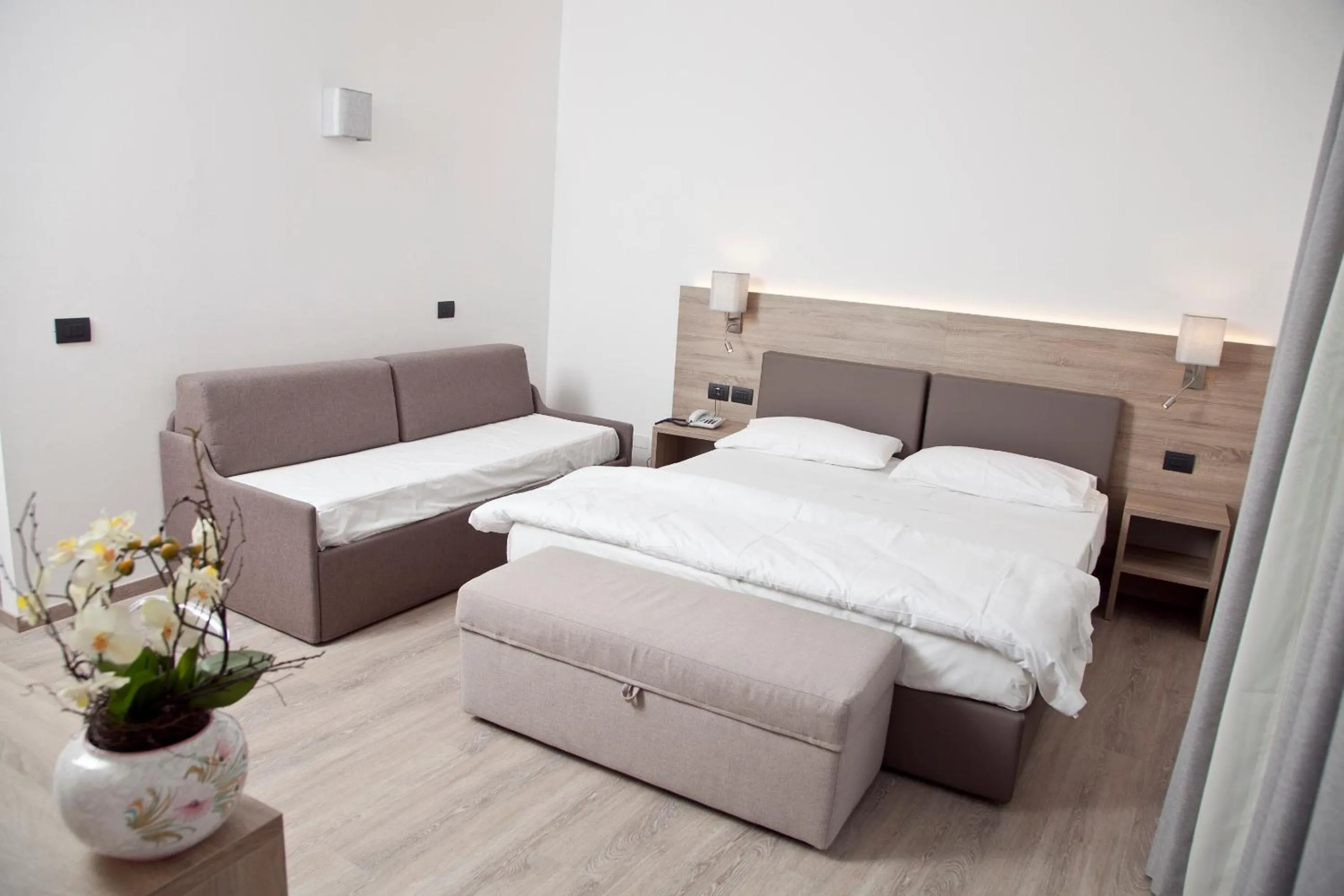 Bed in Albergo Grobberio