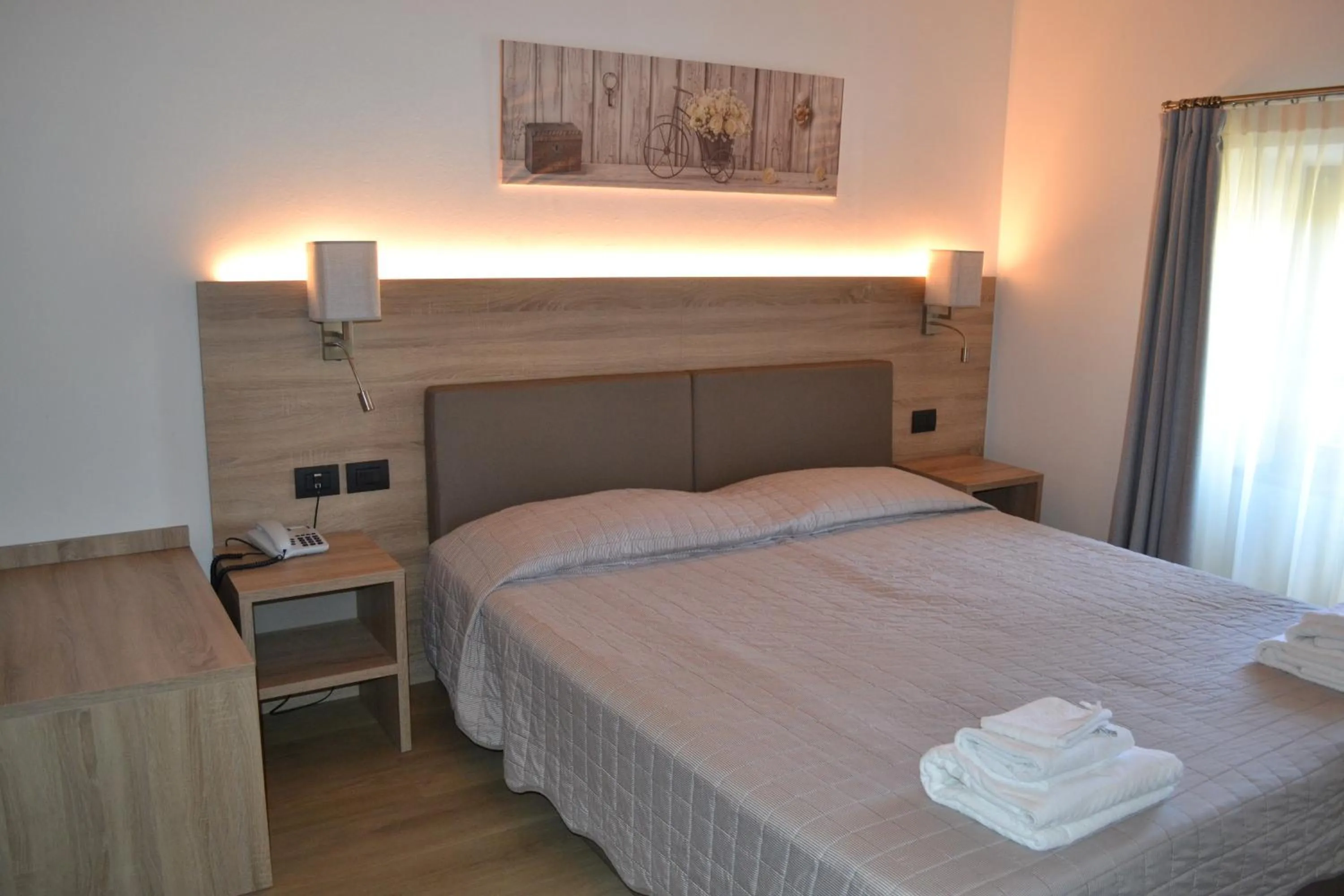 Bed in Albergo Grobberio