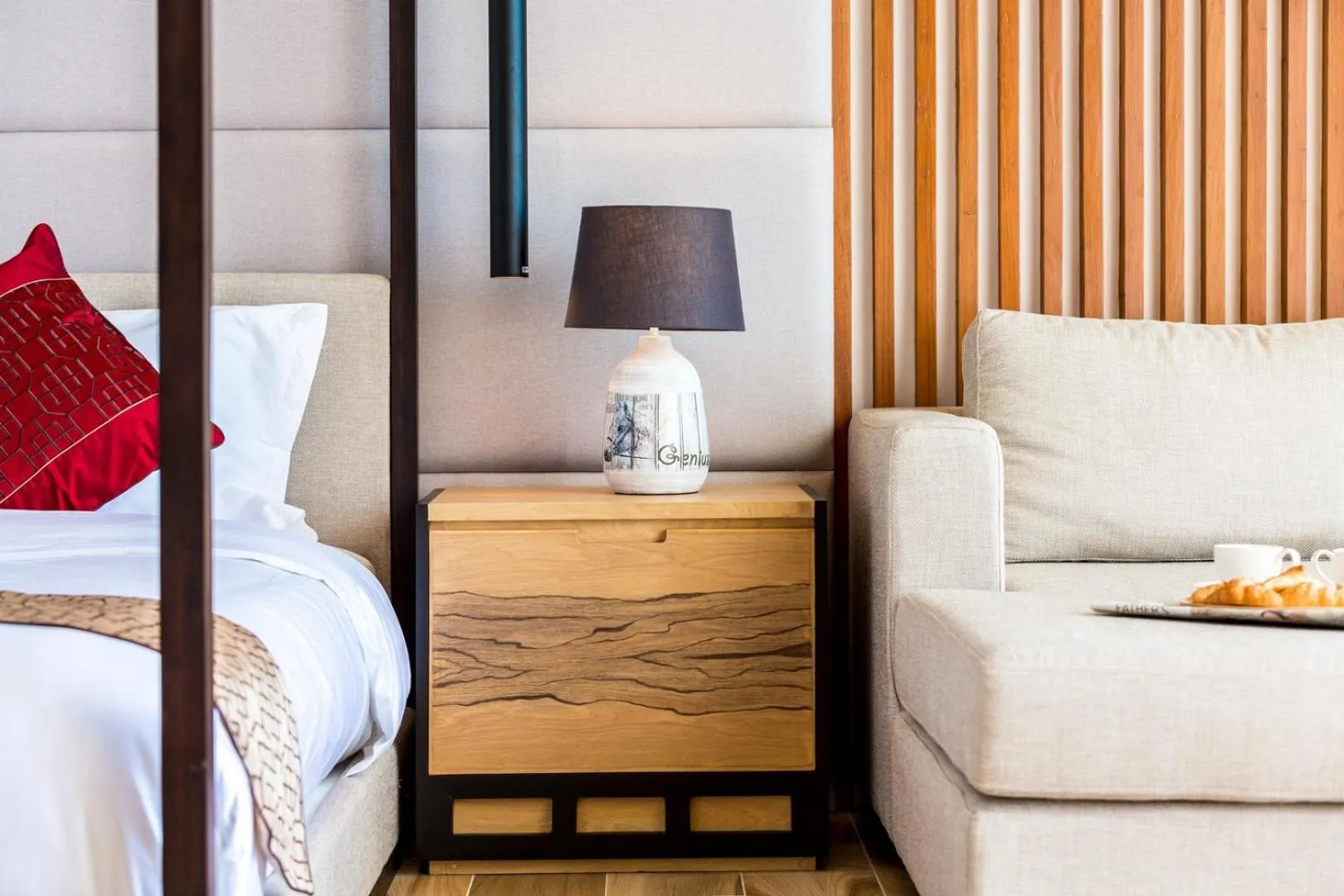 Bed in Samui Sea Star Villa