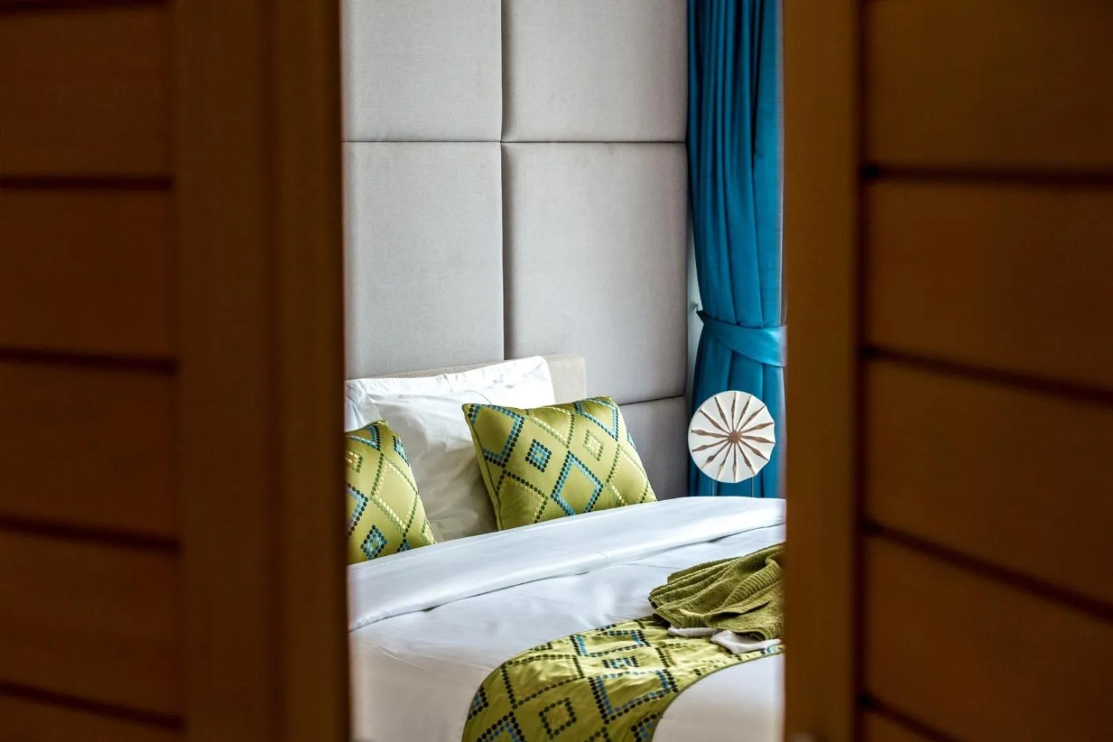 Bed in Samui Sea Star Villa