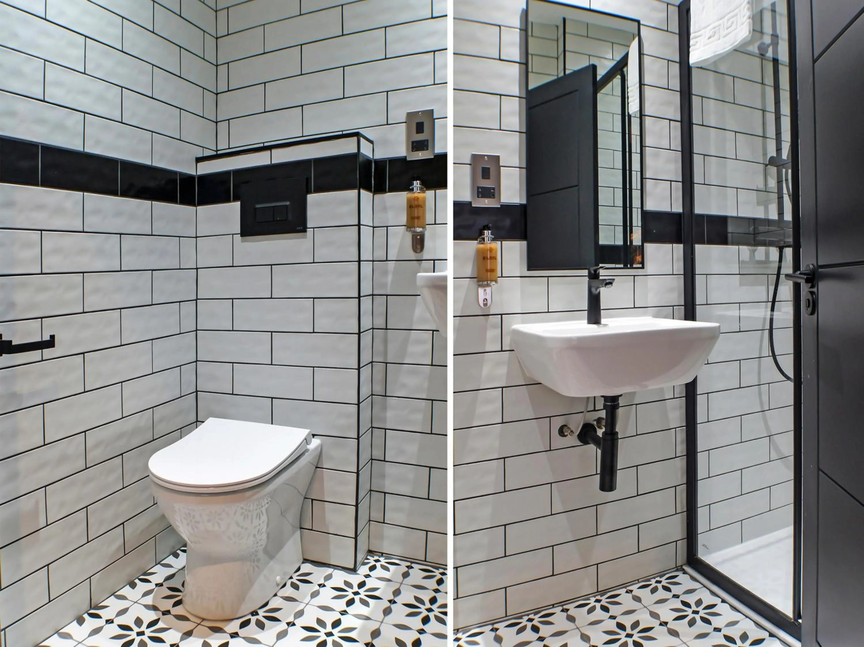 Bathroom in OYO Tamworth Arms Boutique Pub & Hotel