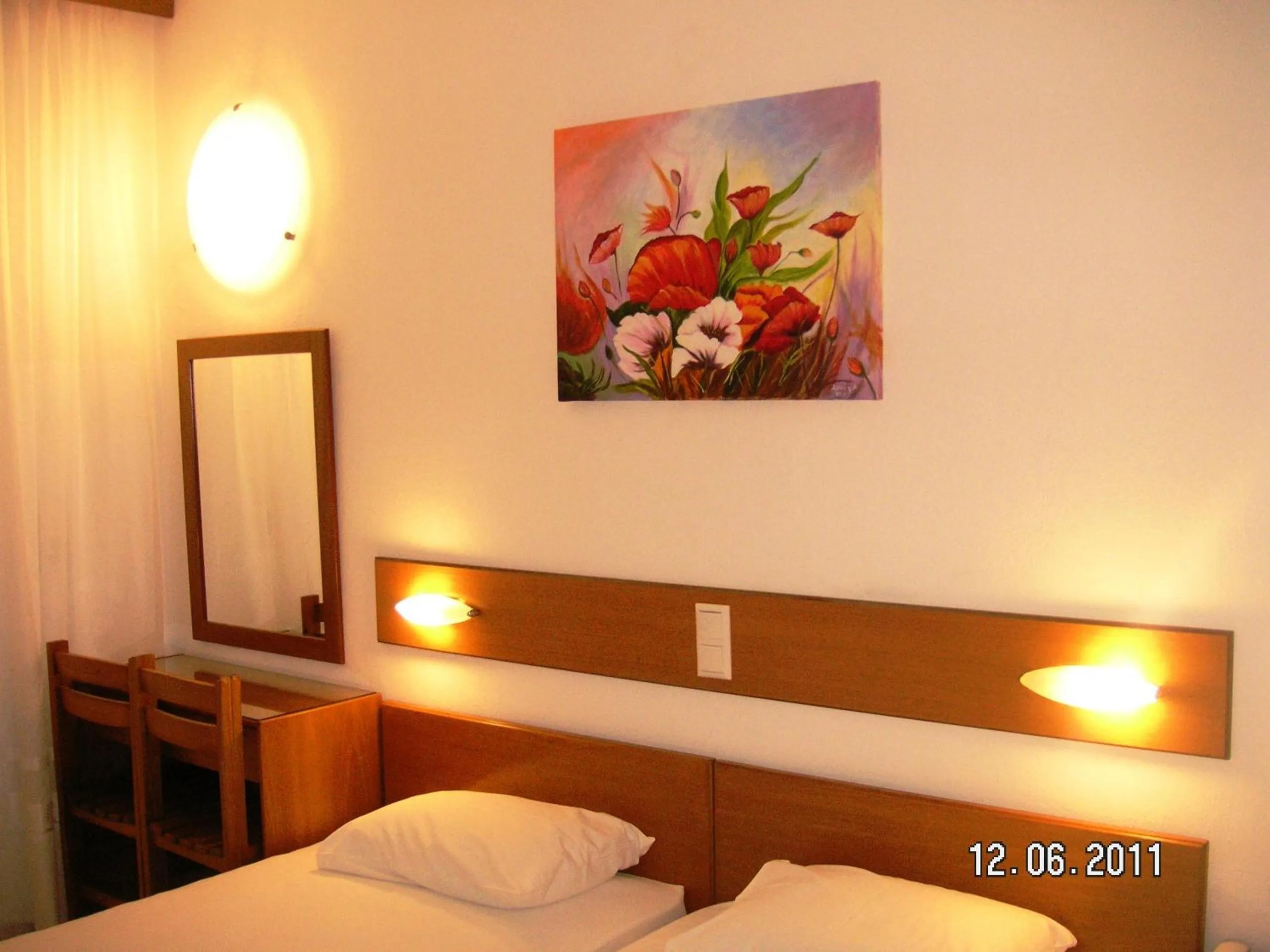 Bed in Danae Hotel