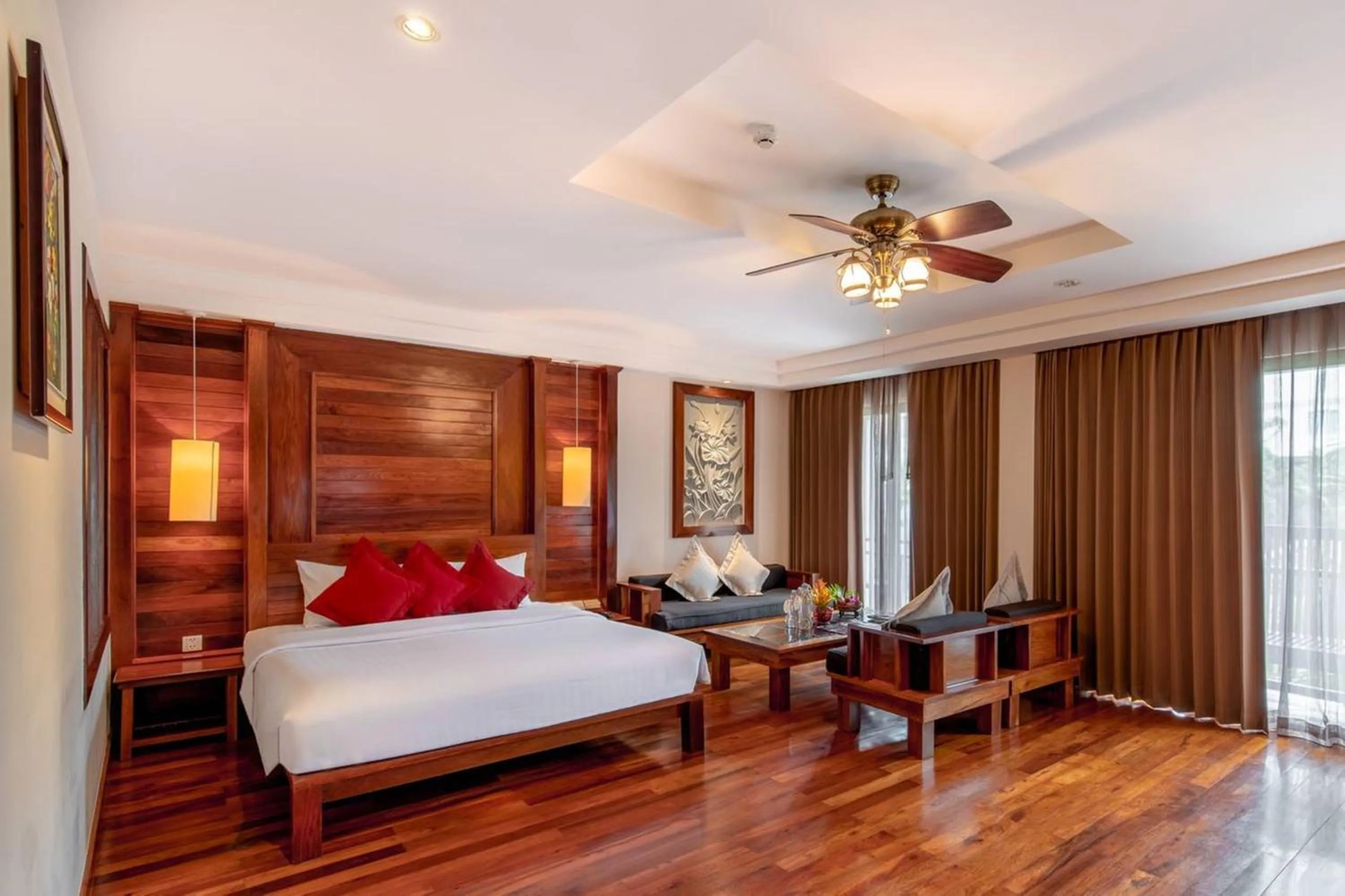 Guests, Bed in Angkor Miracle Resort & Spa
