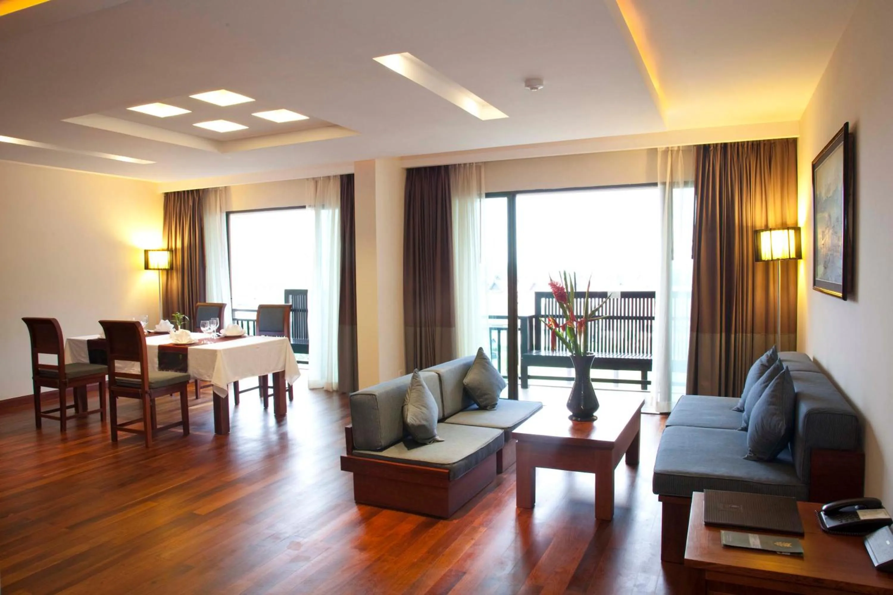 Living room in Angkor Miracle Resort & Spa