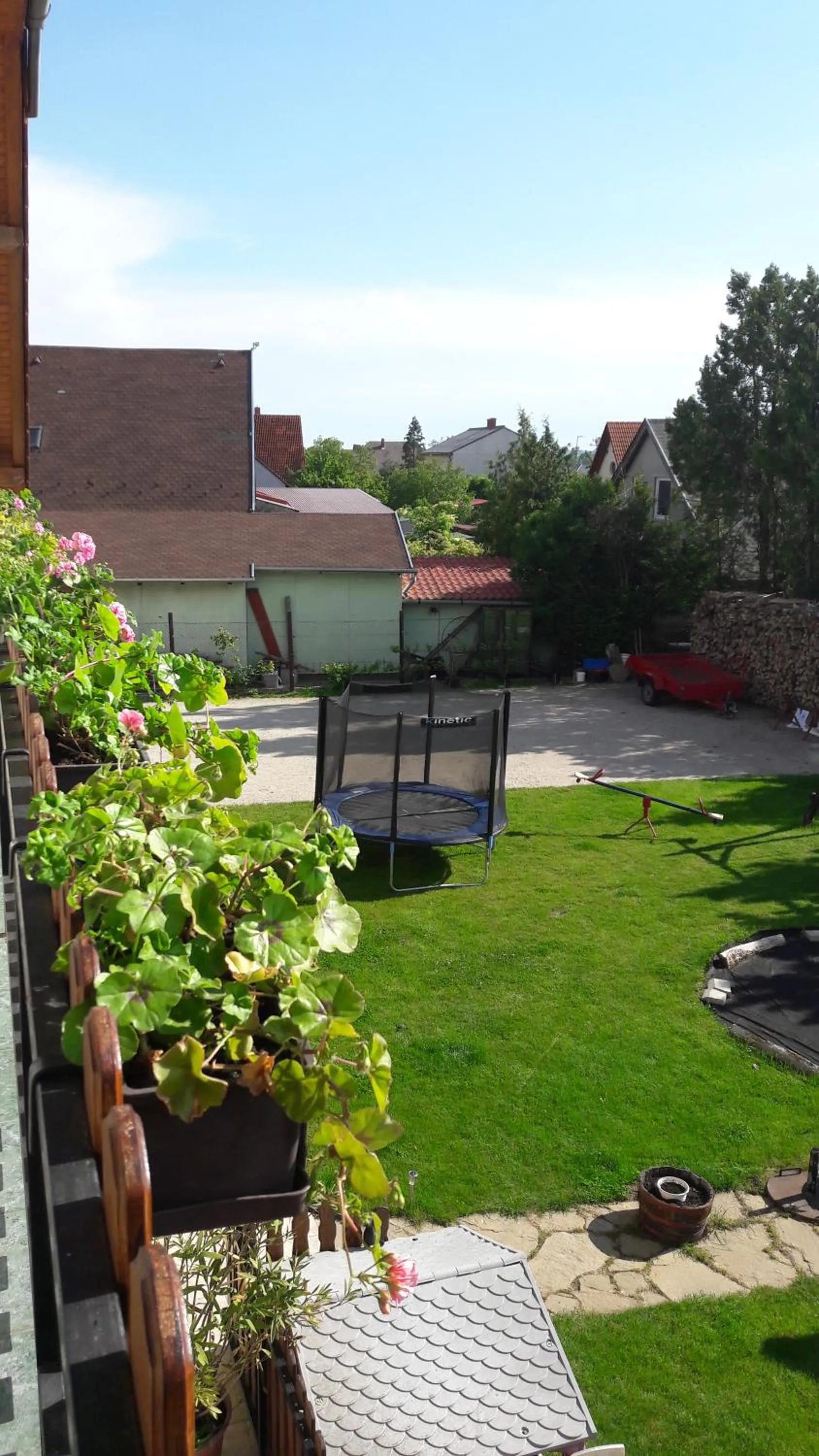 Garden in Szalóky Apartmanház