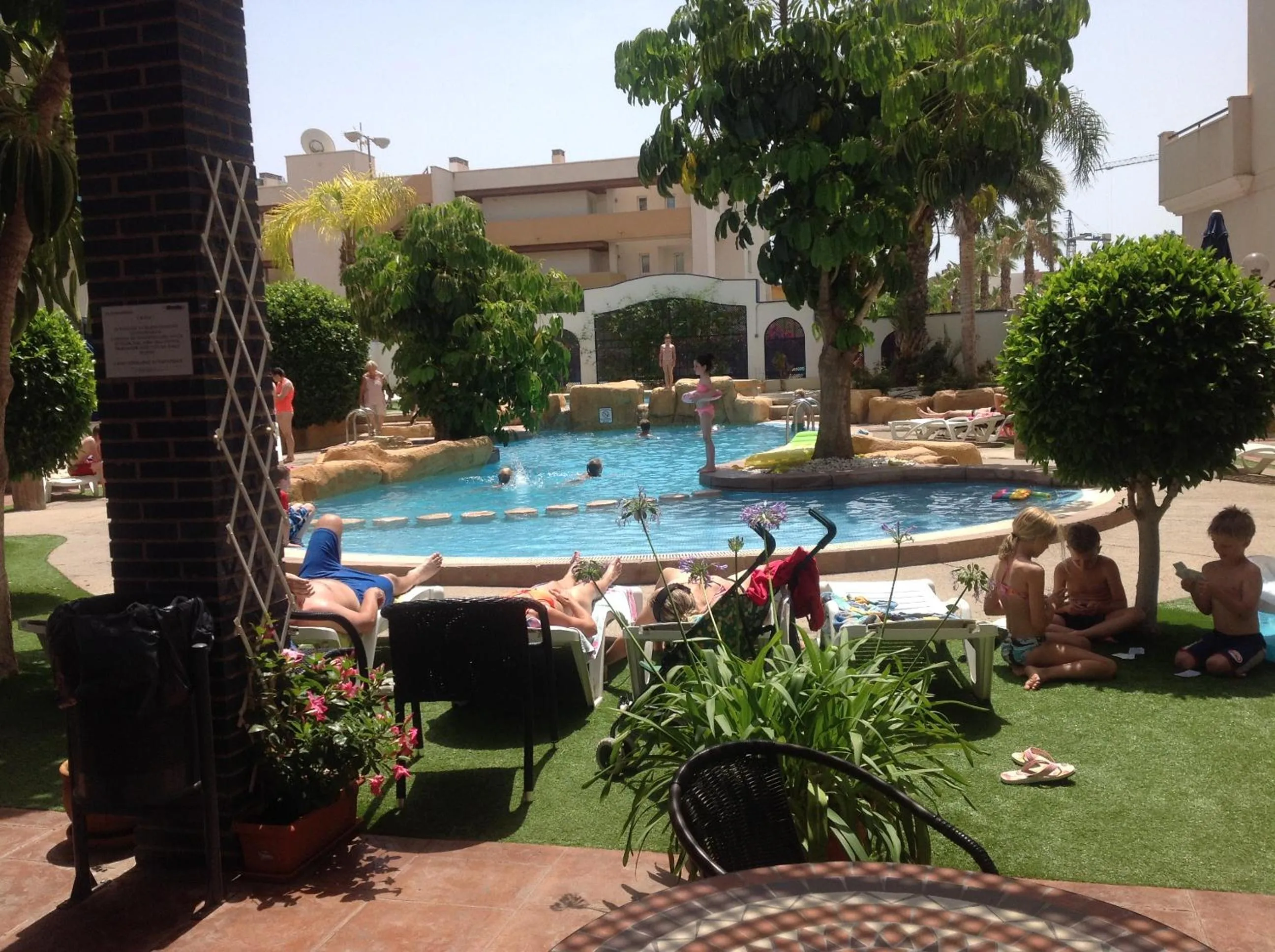 Swimming pool in Playamarina 1 Reception