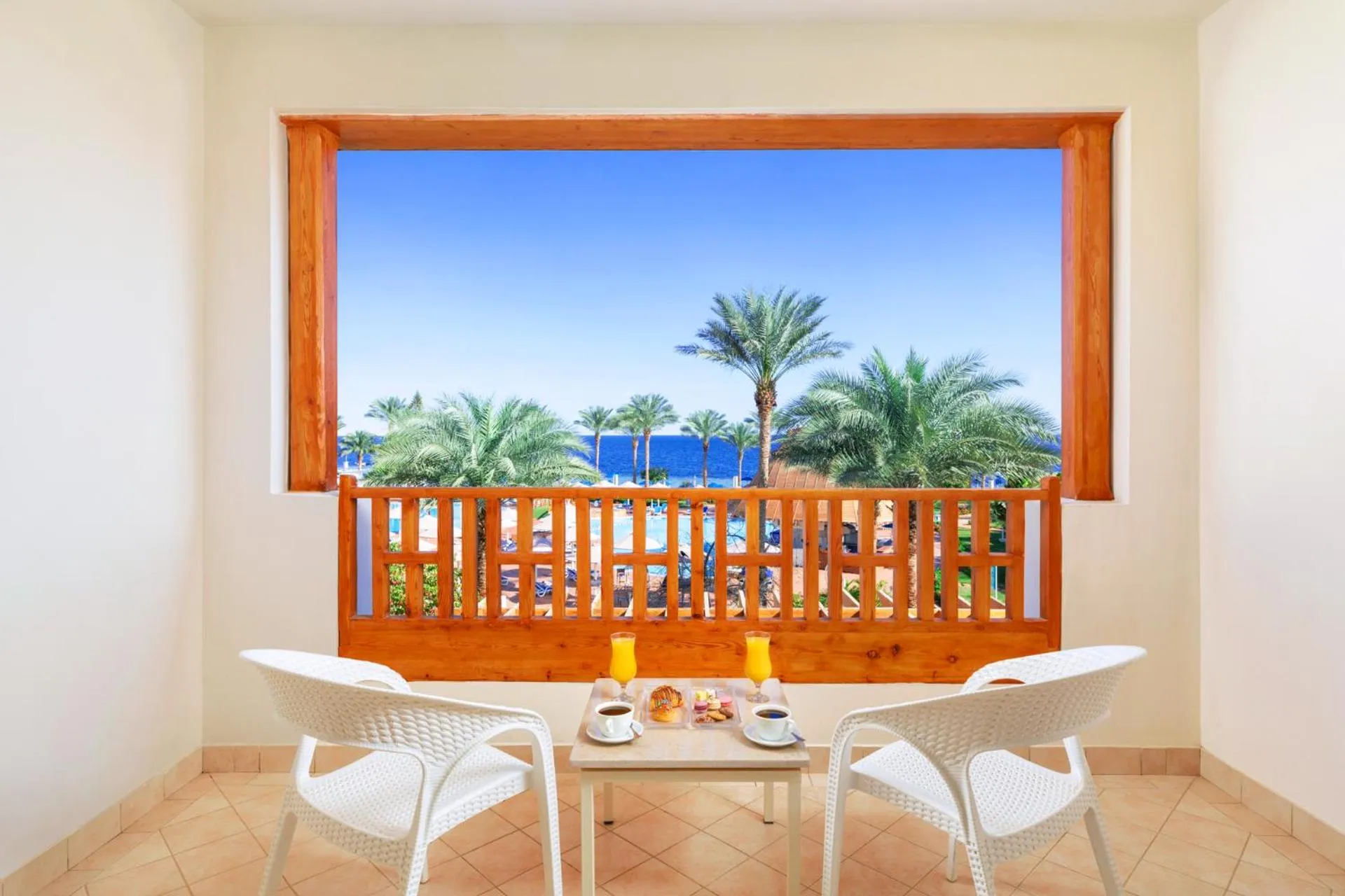 Balcony/Terrace in Pickalbatros Royal Grand Sharm - Adults Friendly 16 Years Plus